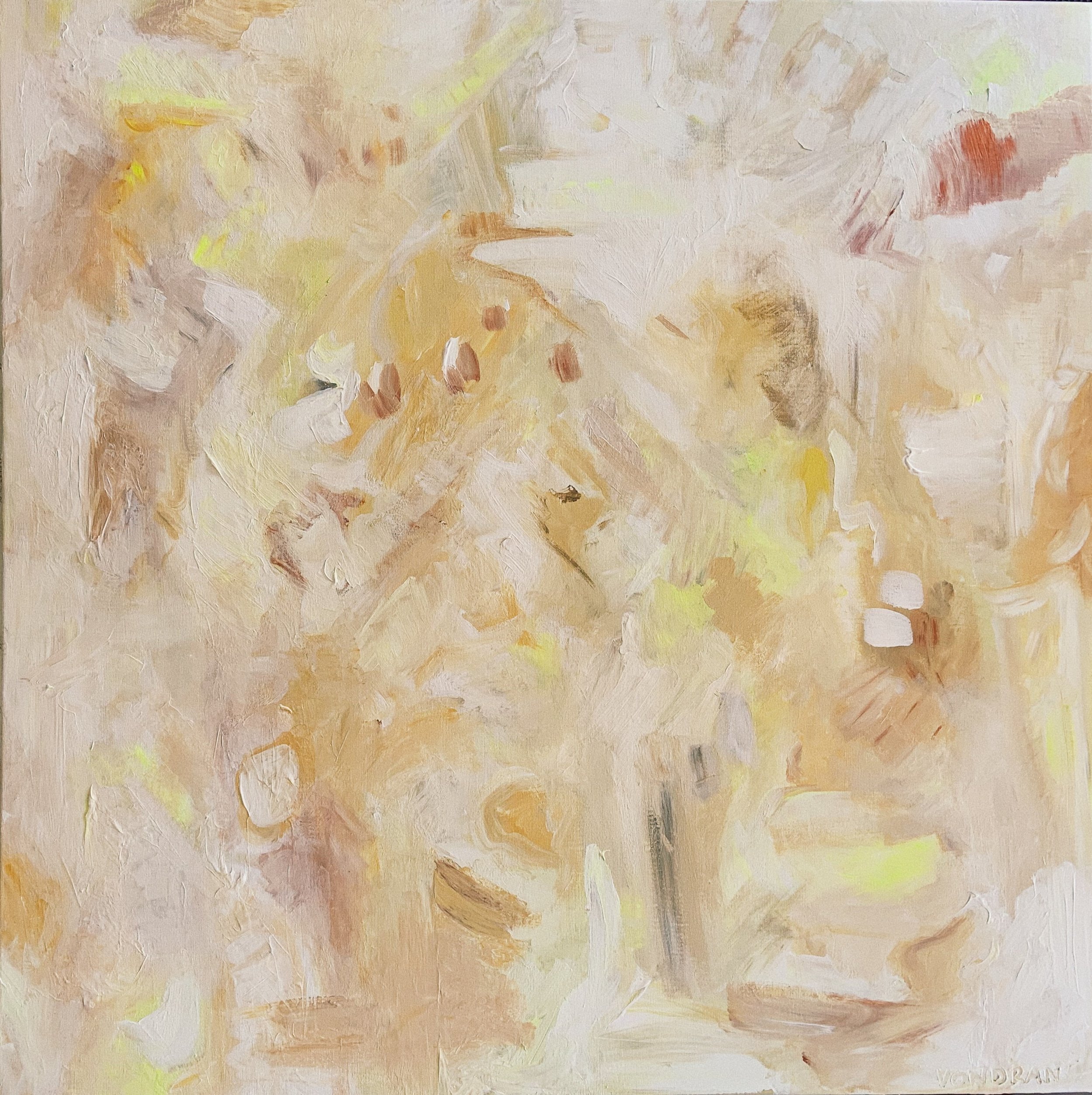 "Untitled," 2020. 24 x 24 in. Acrylic on canvas. Available.