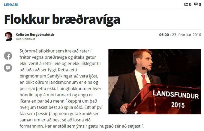 Mannfórnir, bræðravíg og úrillskumerki á þeim er ekkert hafa lengur að segja