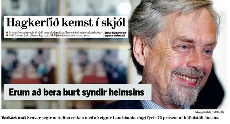 Svavarsskjólinu að ljúka