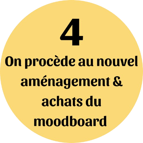 Etape 4 - Programme Alignement intérieur de Maison Tournesol Paris - Nouvel aménagement et achats du moodboard