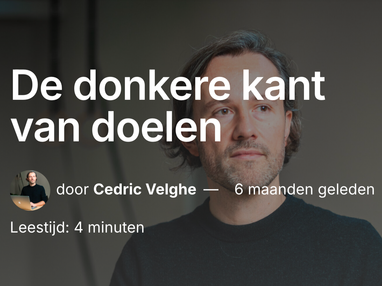 De donkere kant van doelen