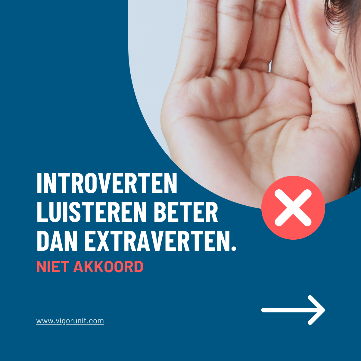 Introverten luisteren beter dan extrAverten.