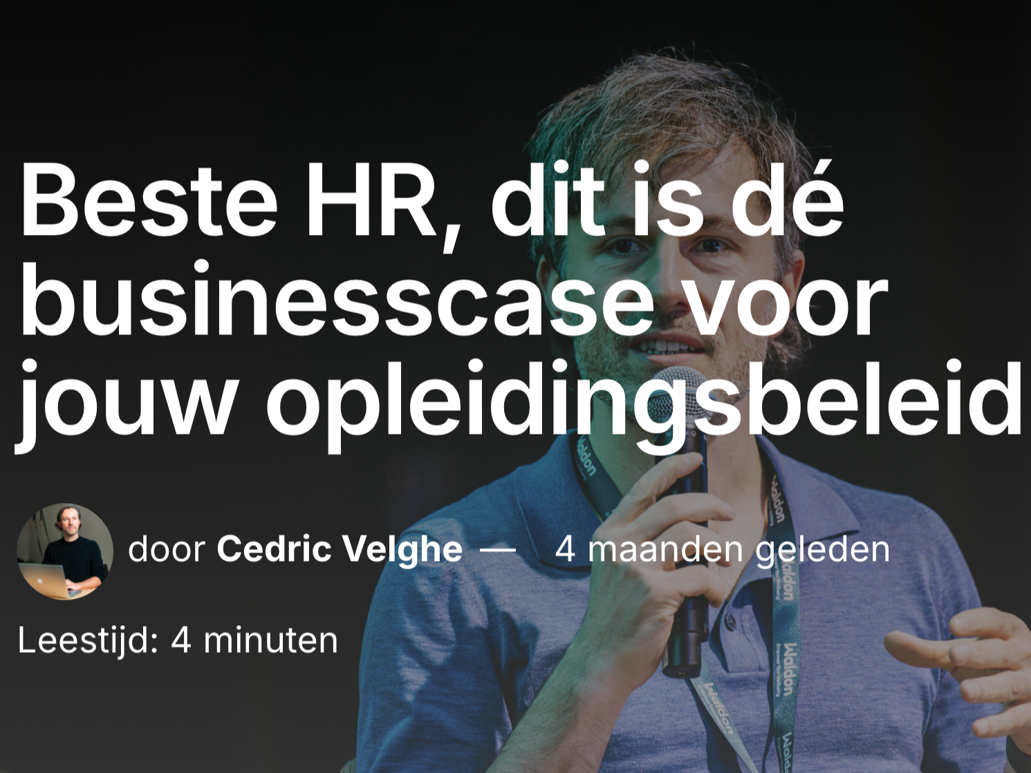 Beste HR, dit is dé businesscase voor jouw opleidingsbeleid