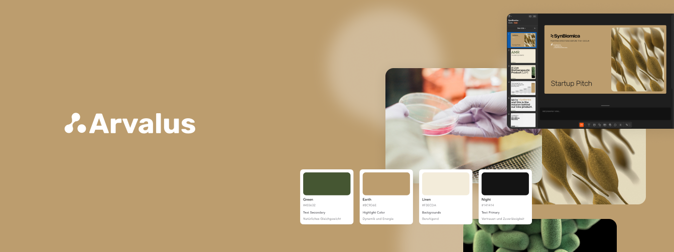 Arvalus Biotech Startup - Branding & Website