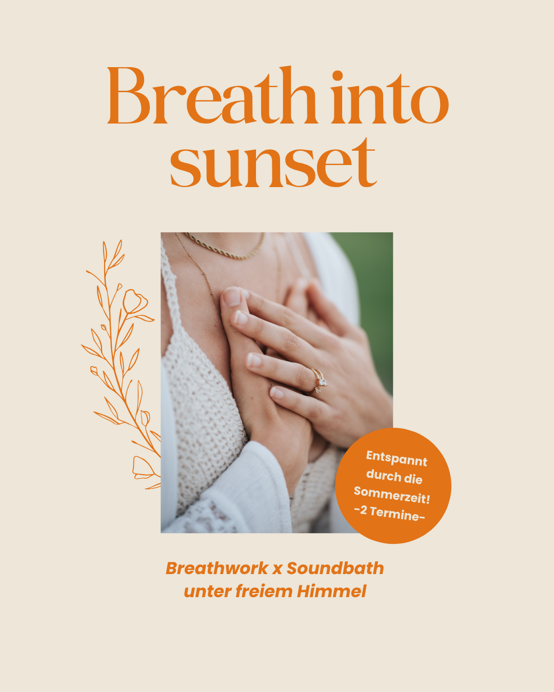 Breath into sunset - Breathwork x Klangbad unter freiem Himmel