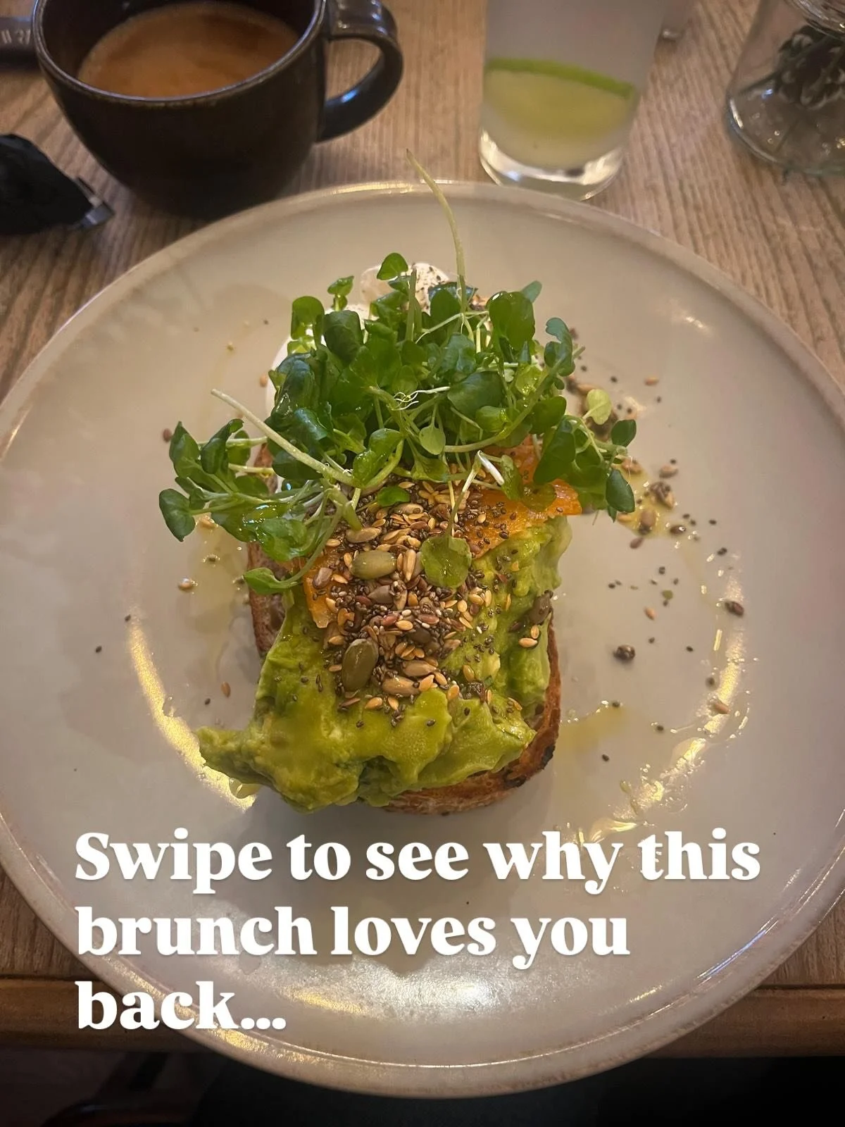 Sunday brunch goals ☀️

Delicious and doing you some good.

&ndash; Proper sourdough toast for fibre and gut love
&ndash; Creamy avocado for healthy fats
&ndash; Fresh Alresford watercress, packed with nutrients
&ndash; Local trout for protein and om