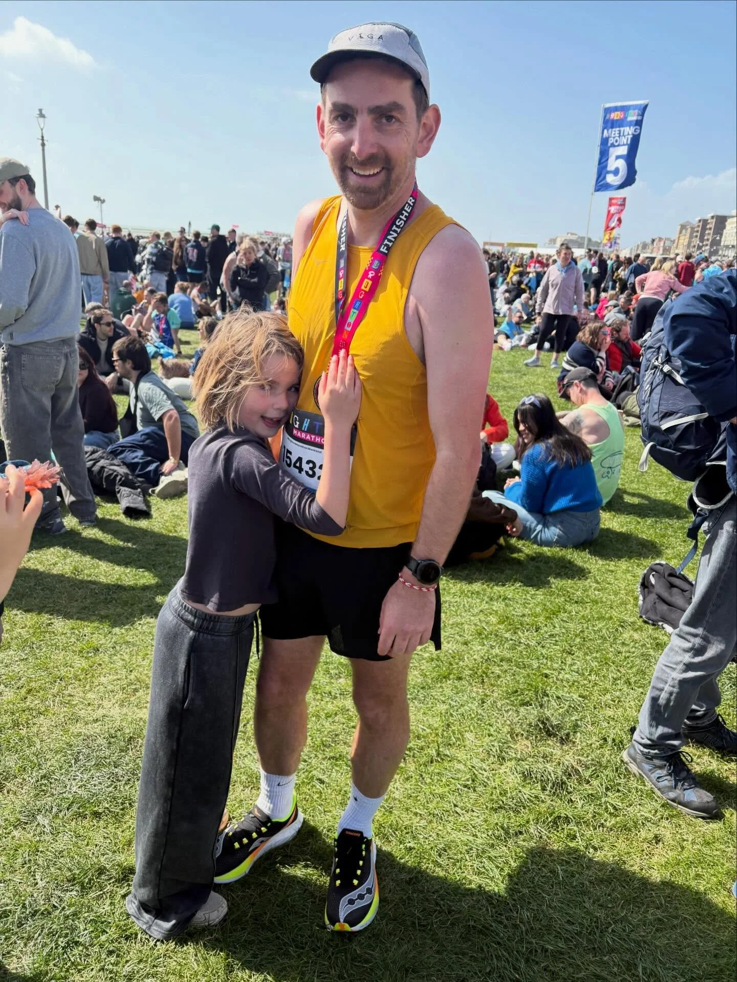 Yesterday, this absolute legend ran the Brighton Marathon. 🏃&zwj;♂️✨

26.2 miles of pounding pavements, wobbly legs, questionable life choices around 35km, and somehow still enough energy left for a victory beer at the end. A small miracle in a yell