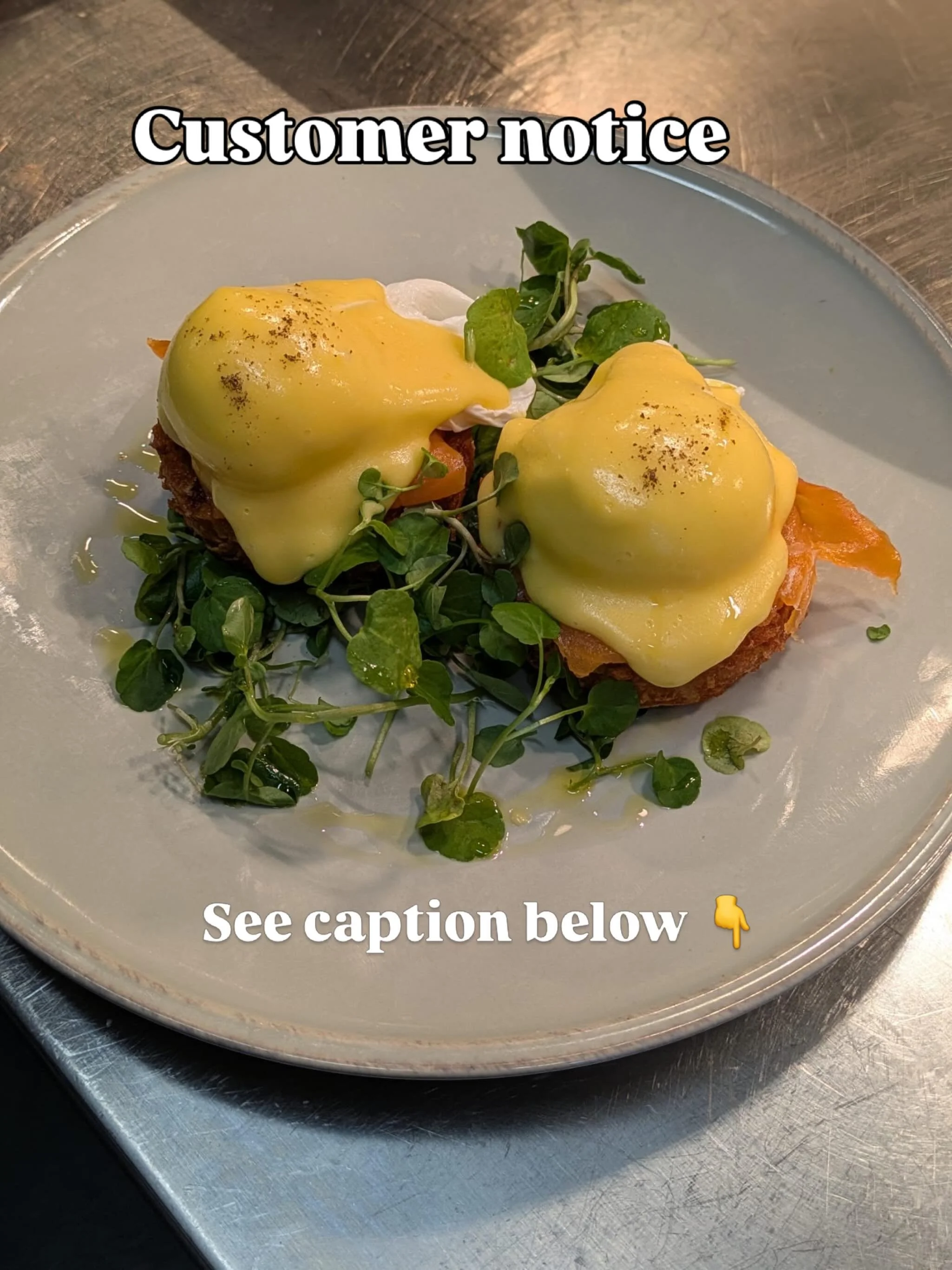 CUSTOMER NOTICE ✨

From Monday 1st June our new opening hours will be changing to:

Monday&ndash;Friday
10am&ndash;2pm

Saturday
9am - 3pm

Serving the same brunches, coffee and lunches you know and love ☕🍳

Thank you so much for your continued supp
