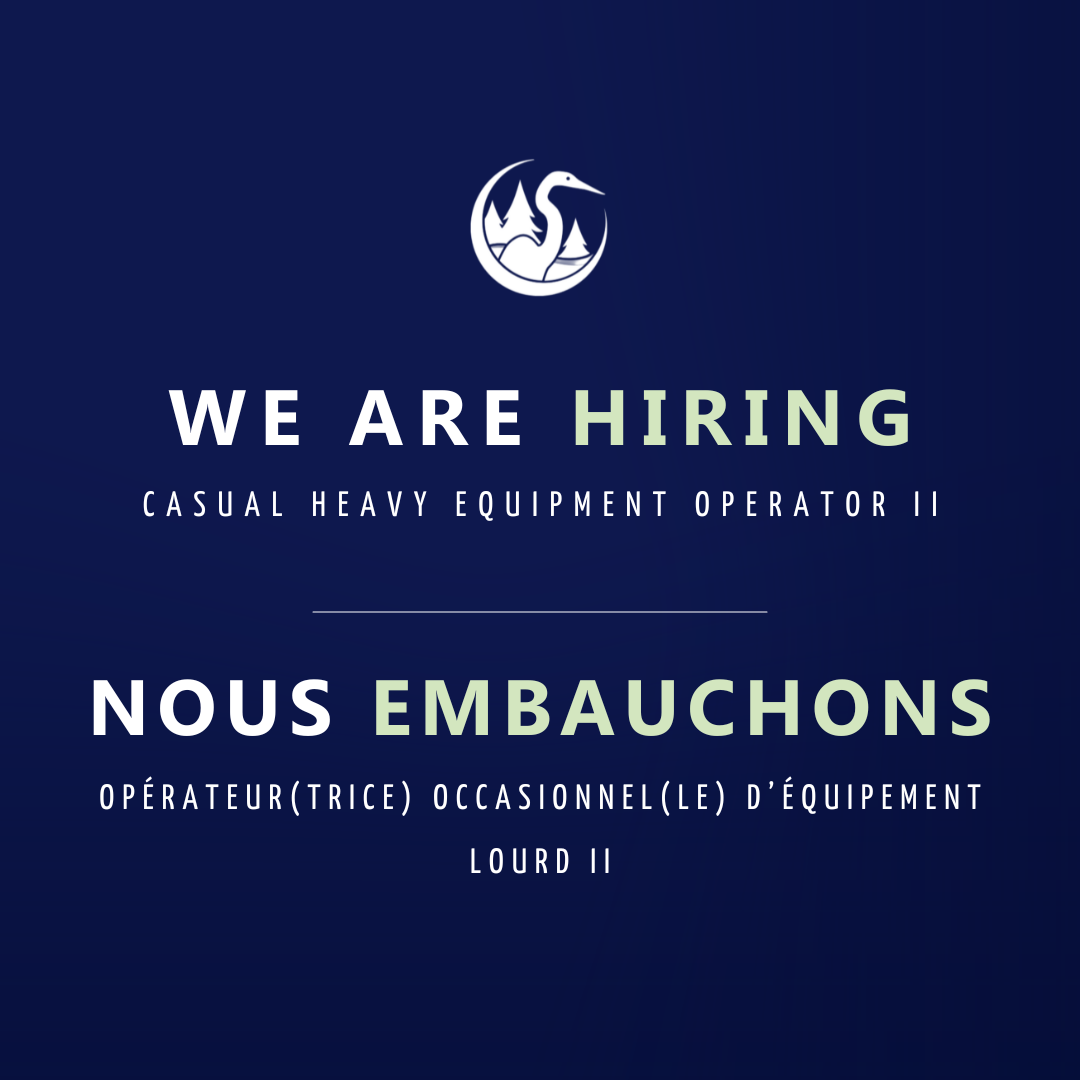 We’re Hiring: Casual Heavy Equipment Operator II</span>