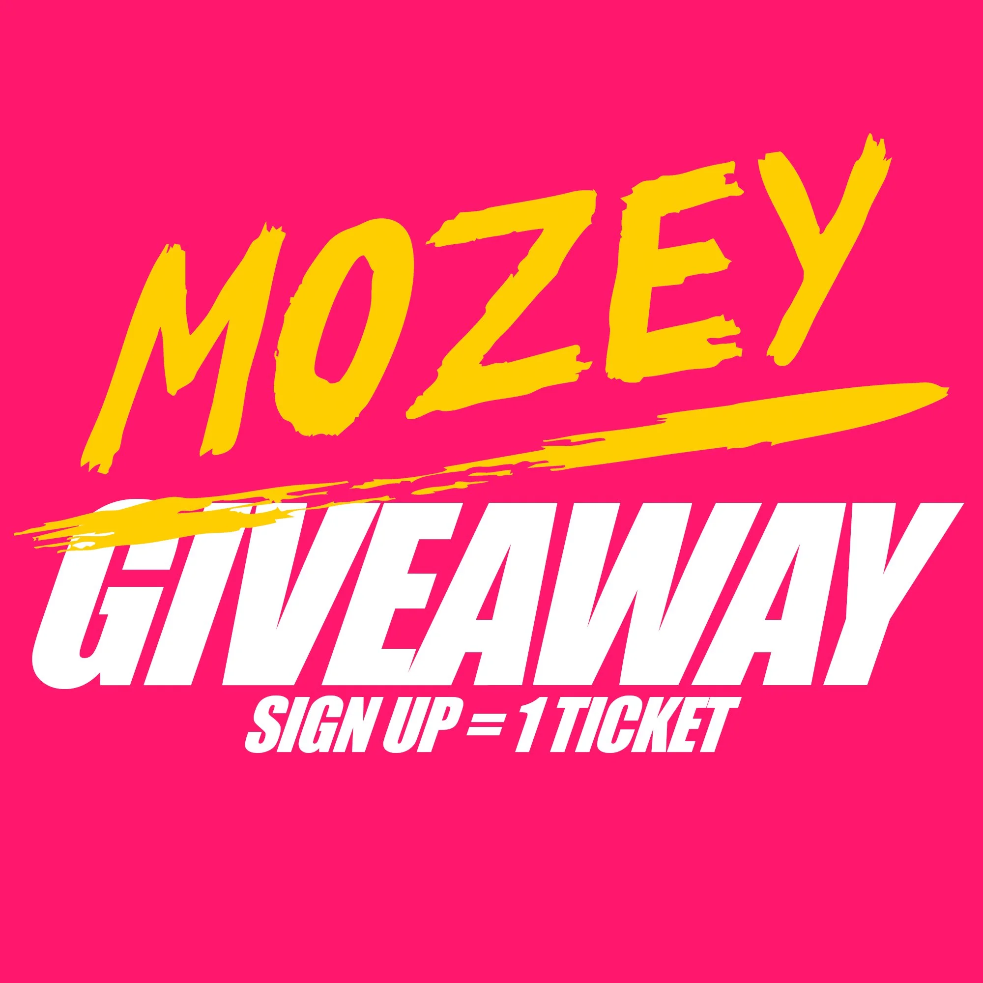 Giveaway - 1 Ticket