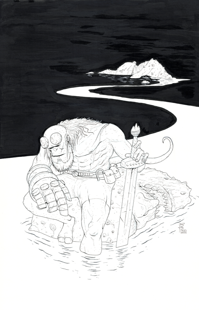 Hellboy Pin-Up (Fan Art)