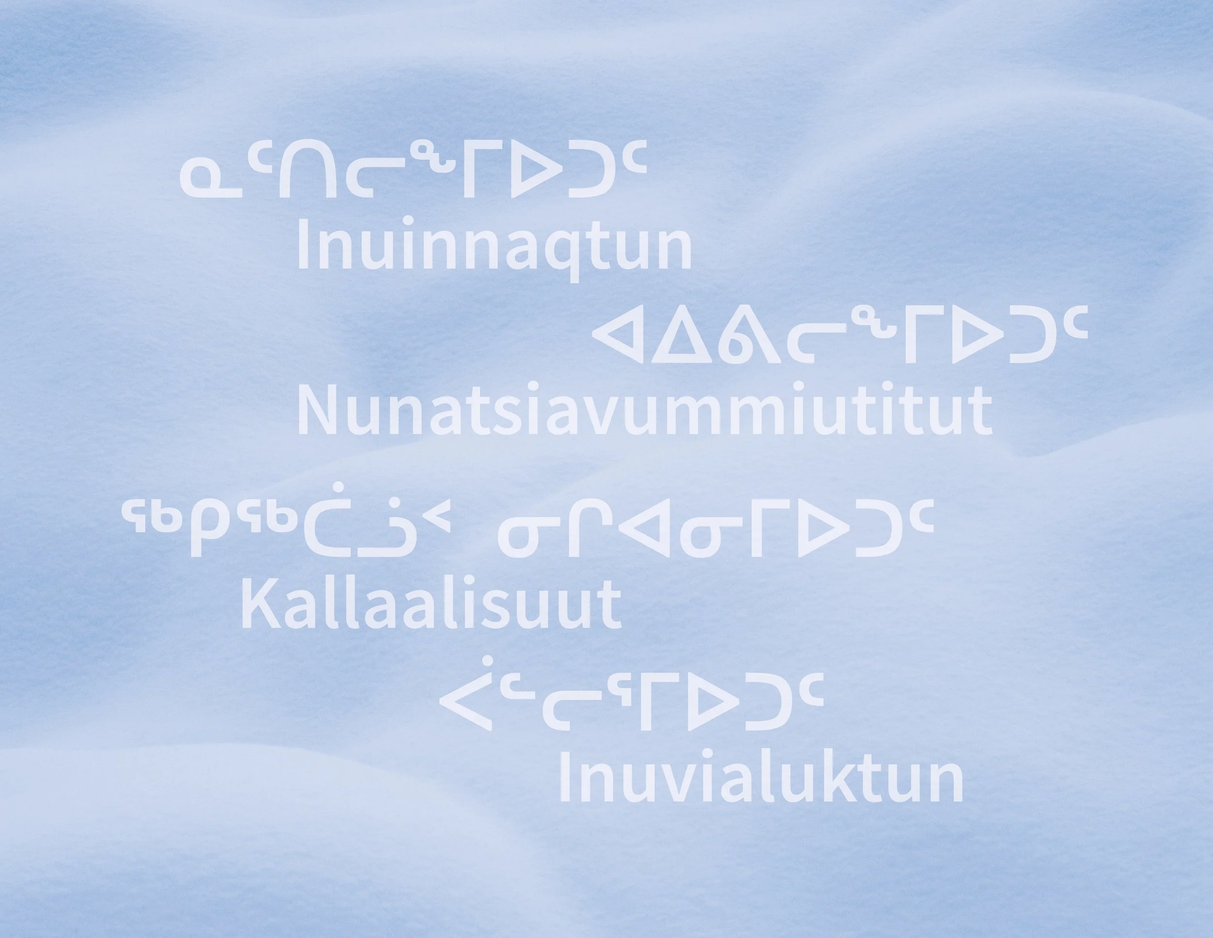 ᐃᓄᒃᑐᑦ ᐅᖃᓪᓚᒍᓯᑦ ᐊᔾᔨᙱᑦᑐᑦ (Dialects & Variations of Inuktut)