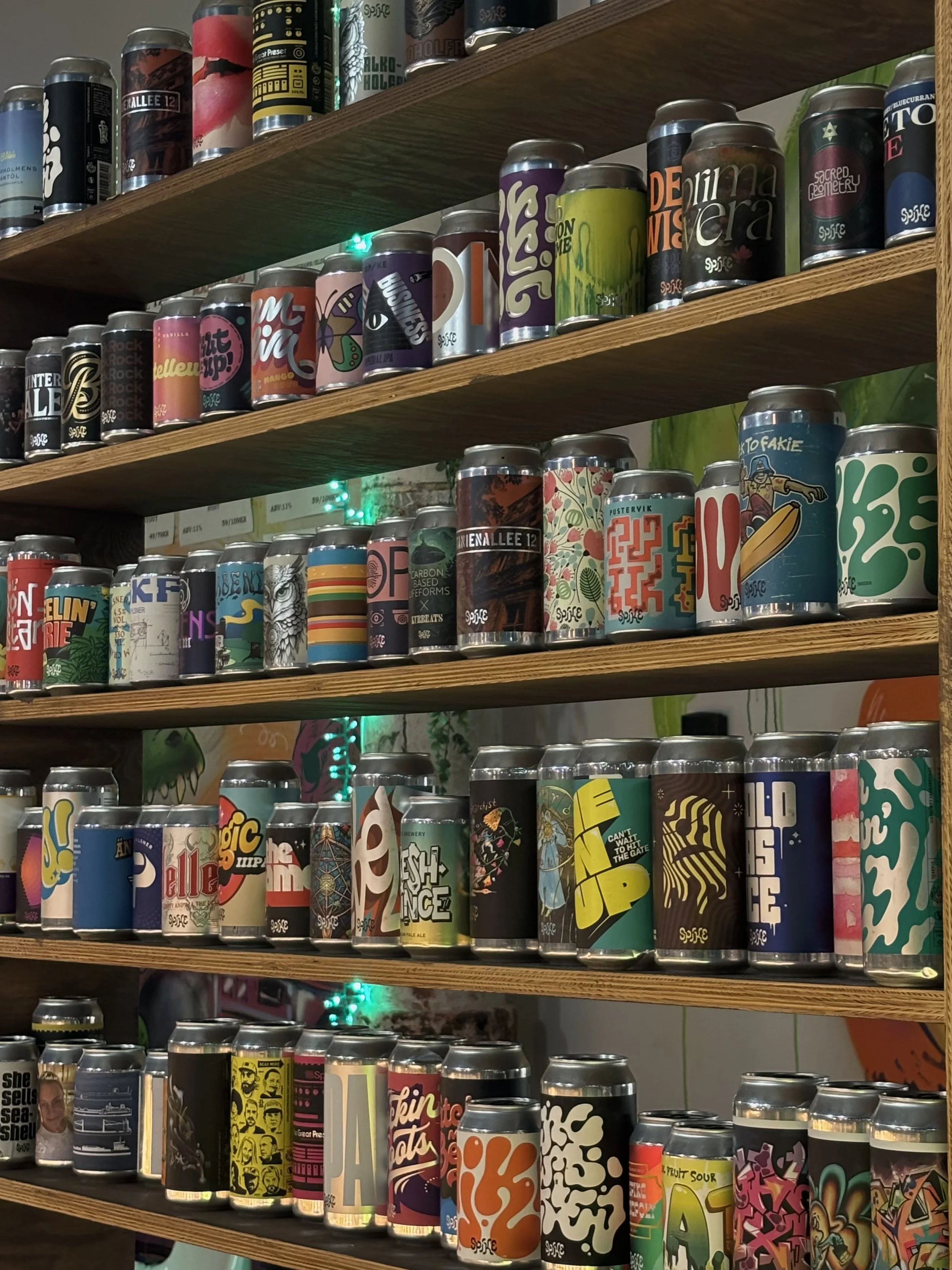 Beer wall Spike Brewery.jpg