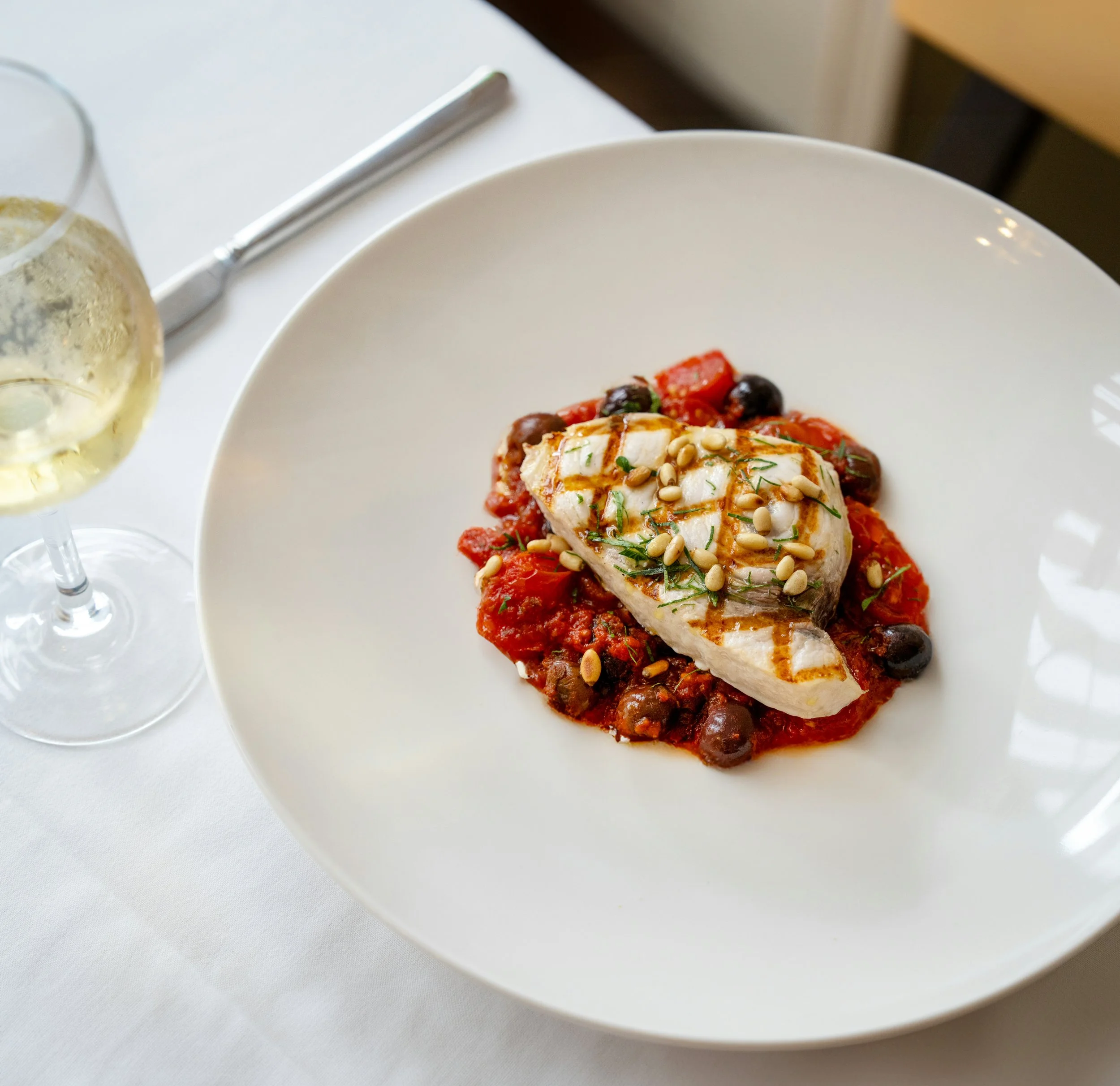 Swordfish alla Mediterranea