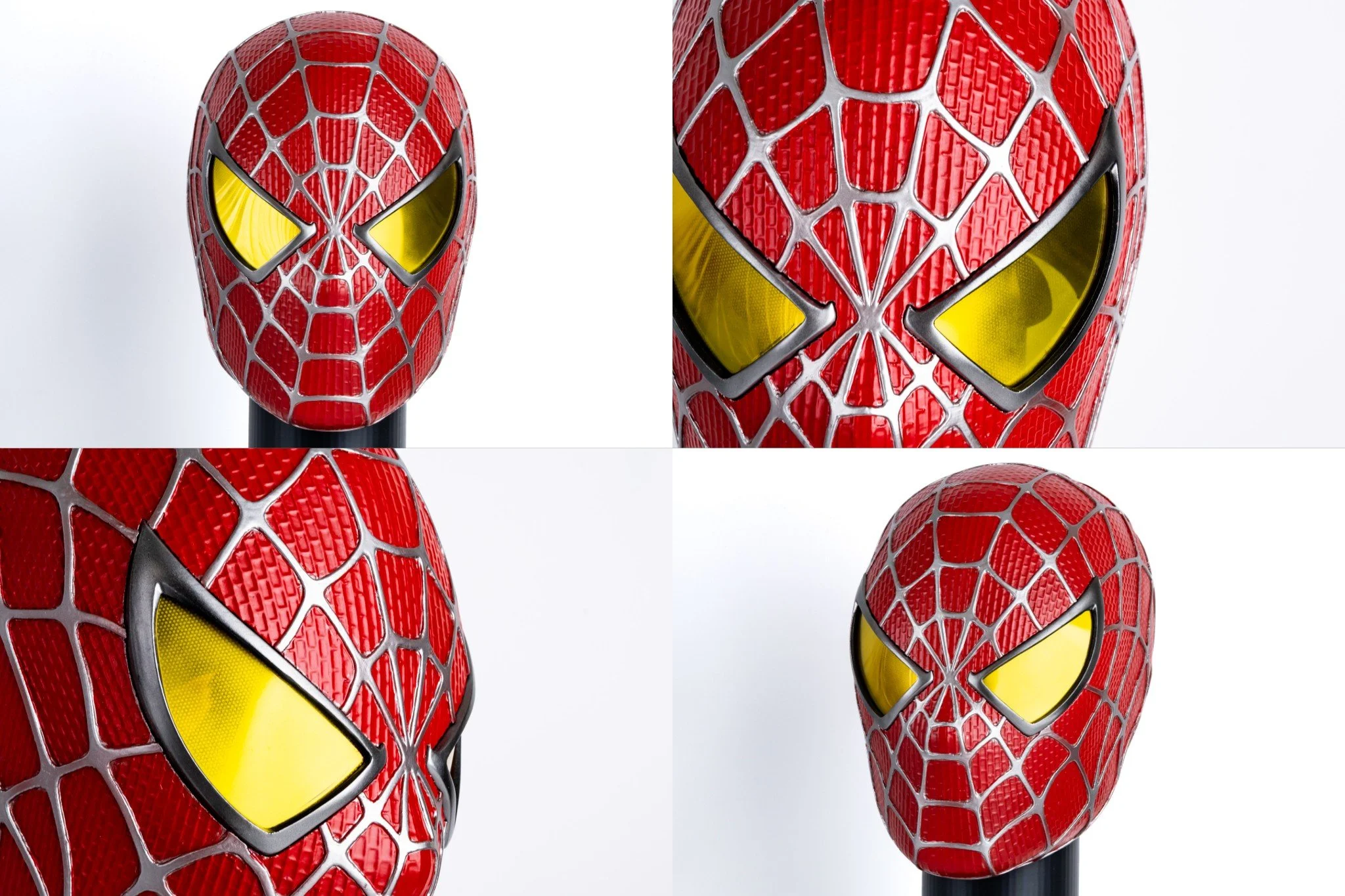 Sam Raimi Spider-Man 1 (movie poster) inspired helmet