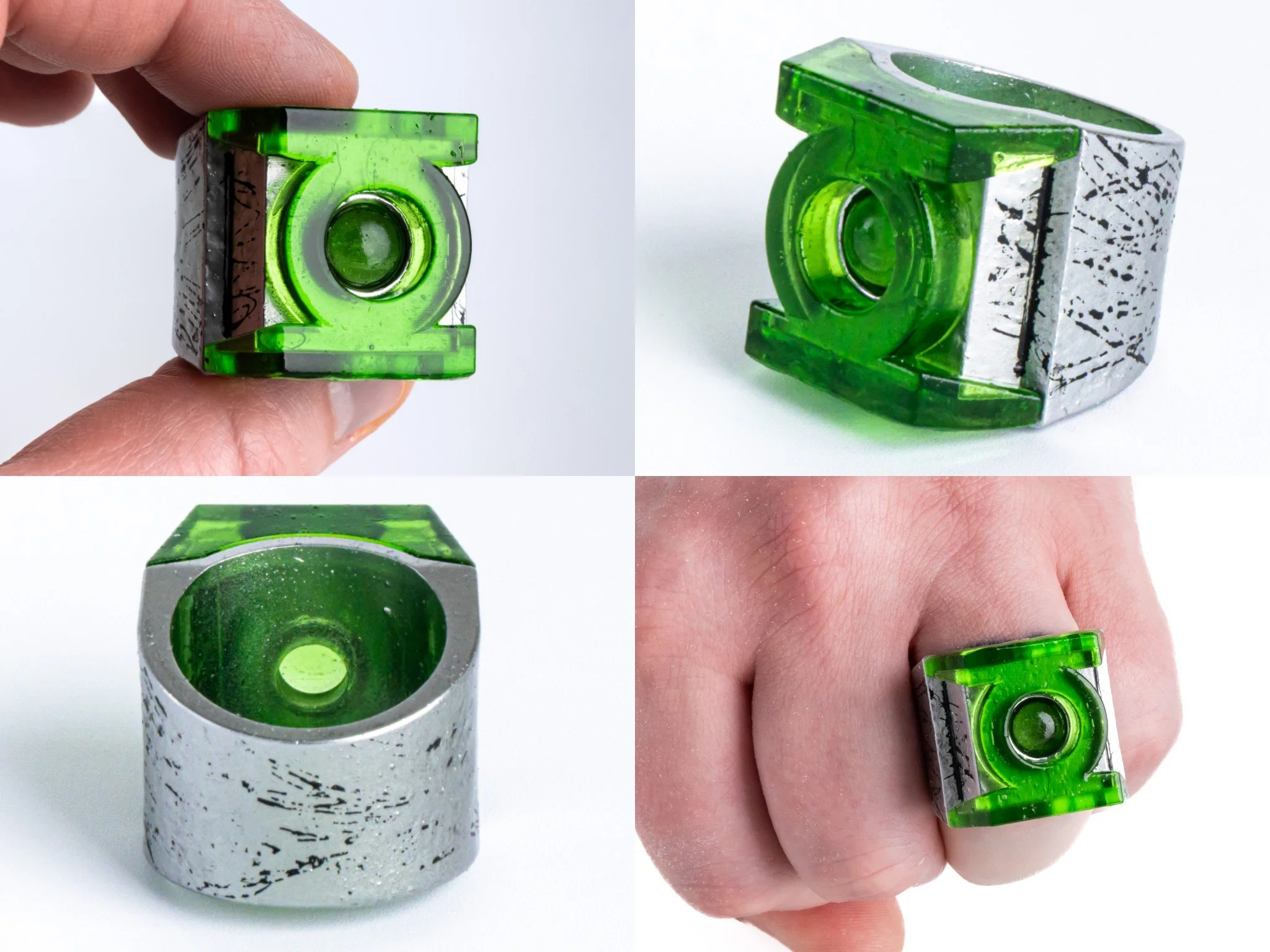 Guy Gardner Green Lantern inspired ring