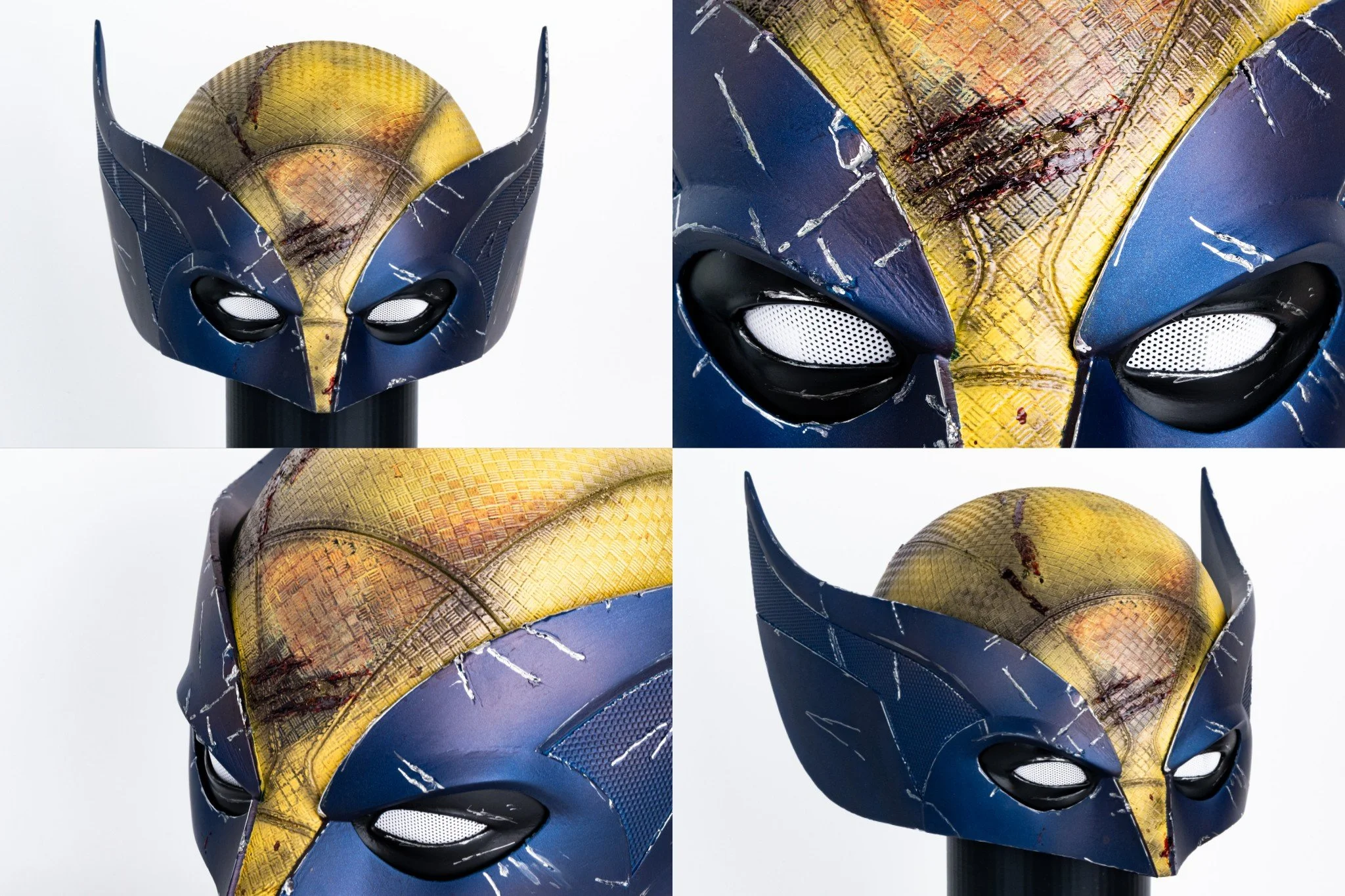 damaged Deadpool & Wolverine inspired Wolverine helmet (film end)