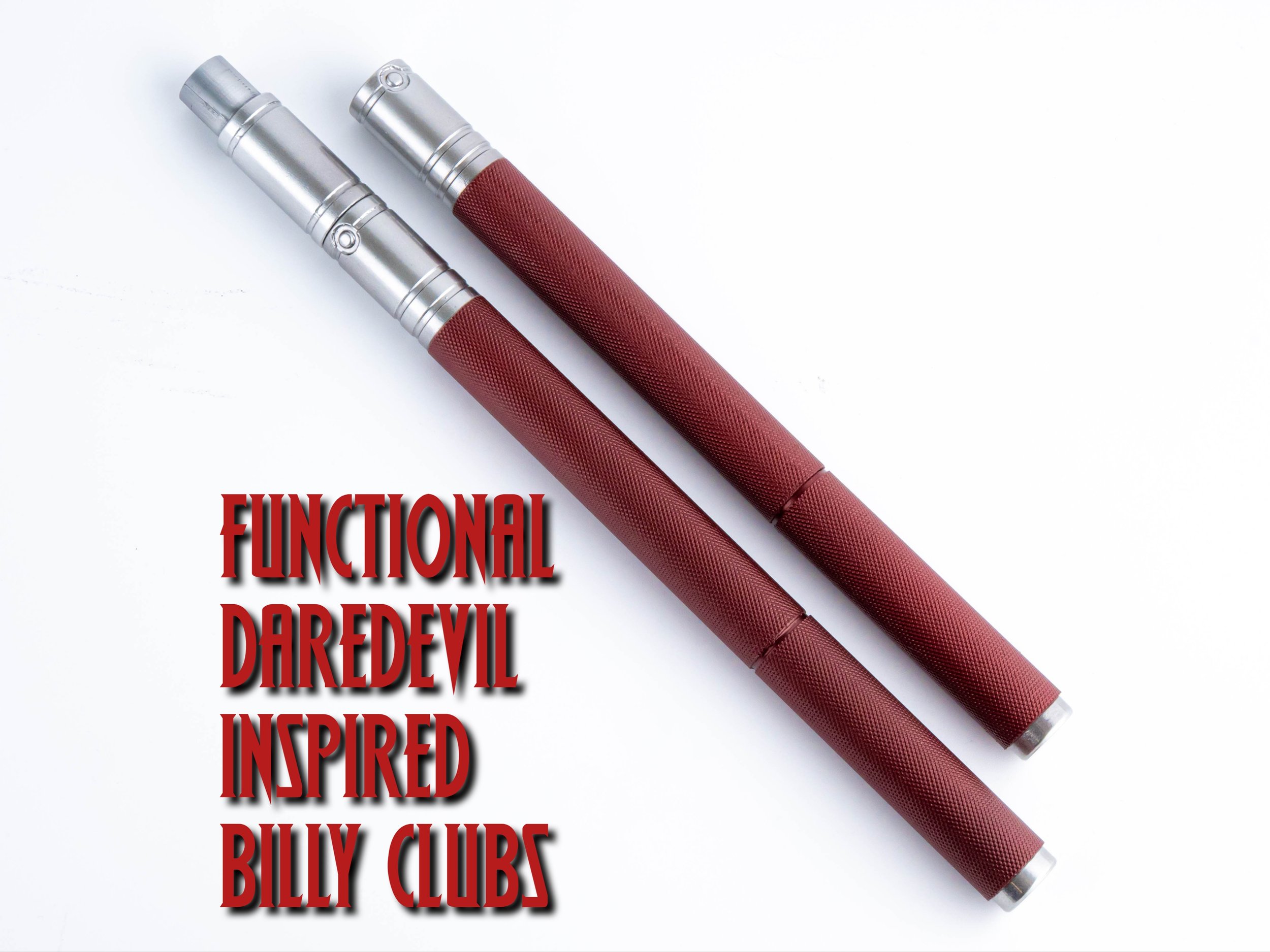 Daredevil Inspired Billy Clubs