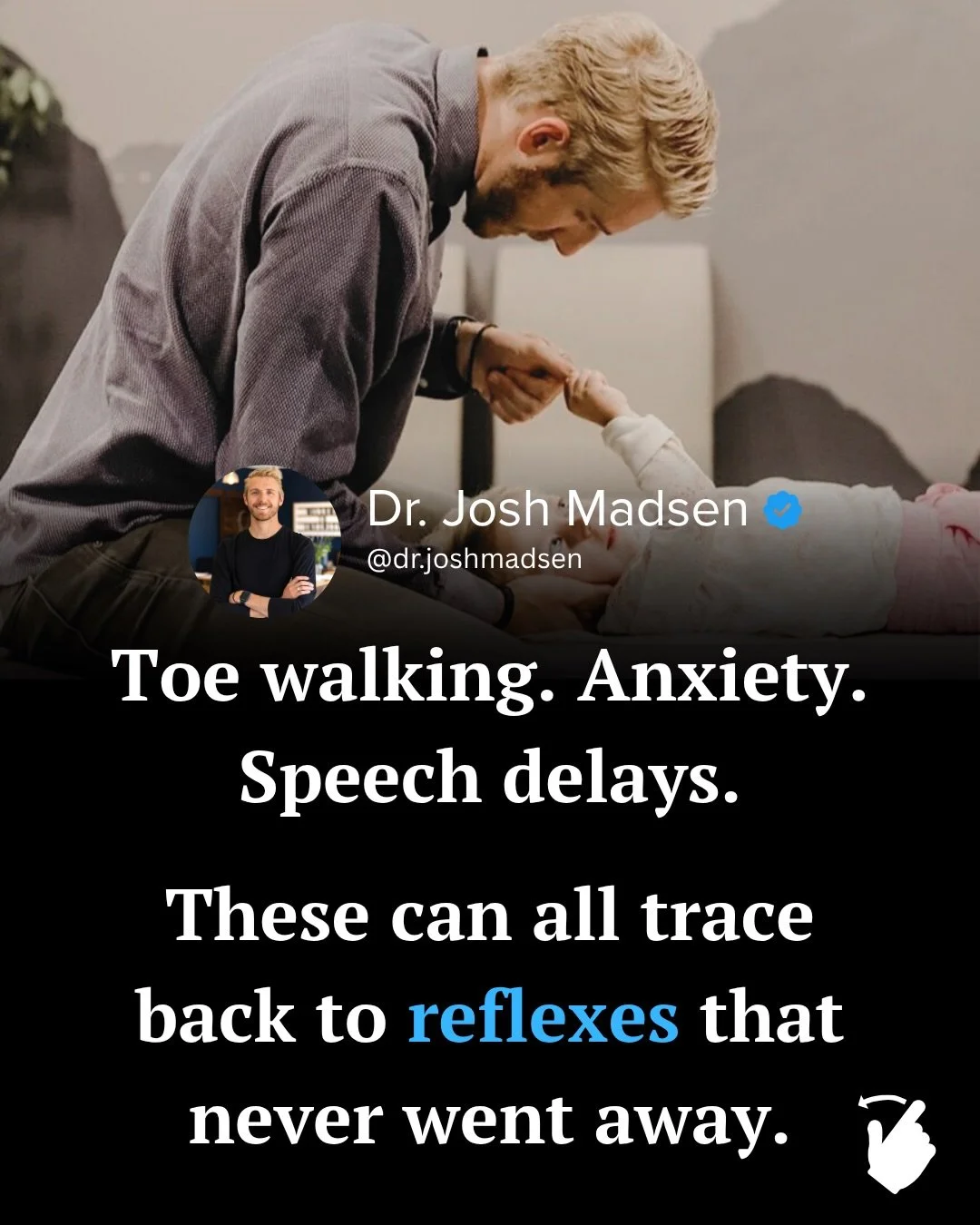 Parents usually come to us with a list of symptoms. Toe walking. Meltdowns over noise. Speech that isn&rsquo;t coming along. Trouble sitting still.

Retained reflexes are one of the places we look, because a reflex that never went away points to a sp