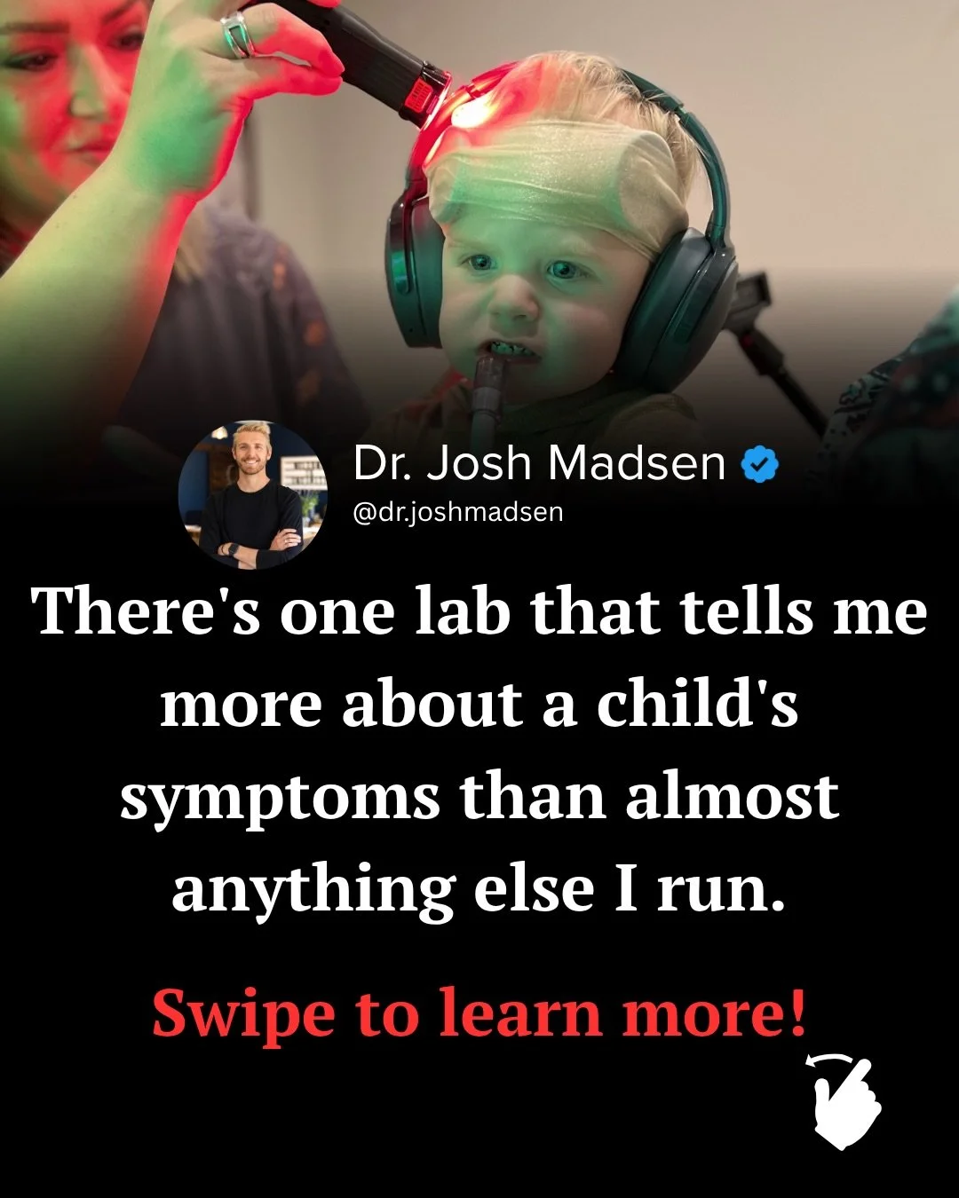 I run this lab for kids with developmental delays, autism, and ADHD all the time. It helps show us that what parents are describing at home is coming from somewhere specific.

Stimming and repetitive behaviors often line up with the basal ganglia mar