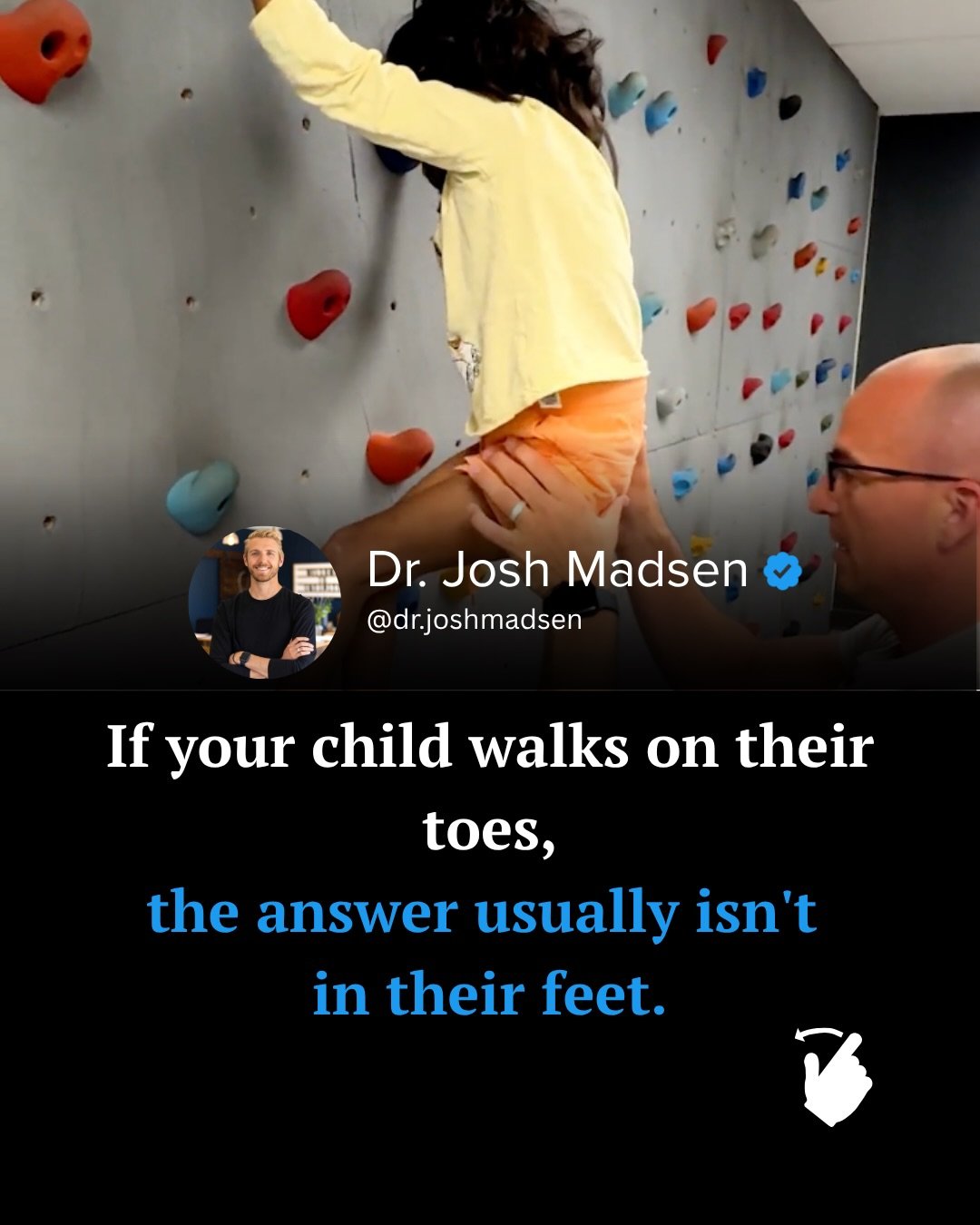 In the kids we see, toe walking rarely travels alone.

The balance centers that set your child&rsquo;s muscle tone are running a lot of other things at the same time. Eye stability. Core strength. Coordination. Even the fine motor control that speech