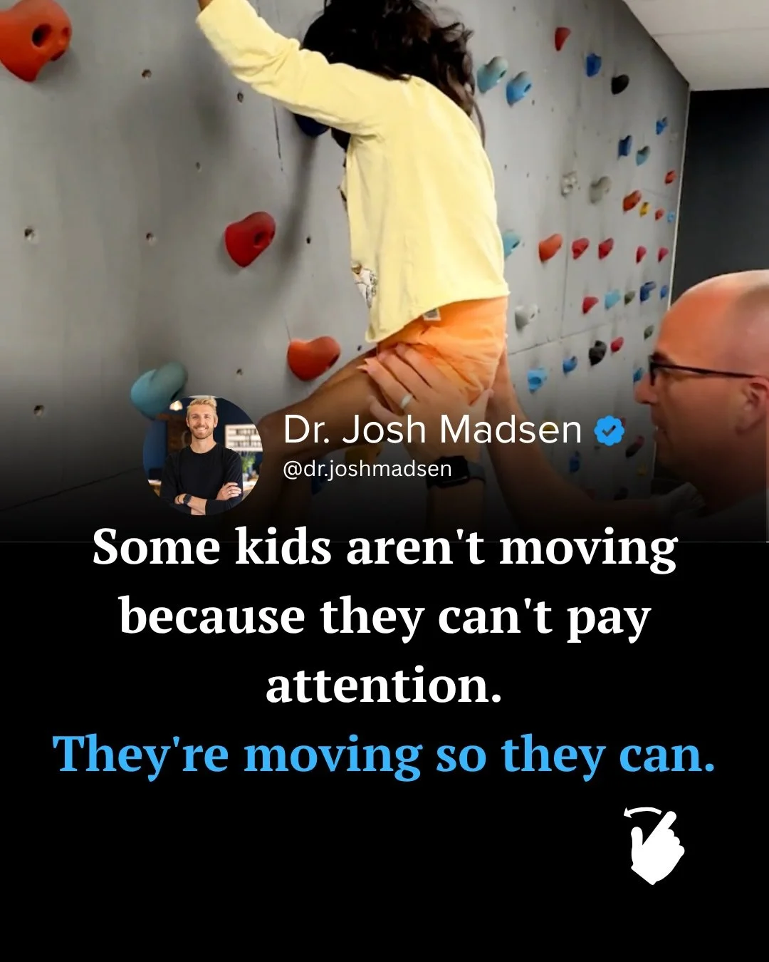 A lot of energy goes into getting kids to sit still. At school, at the dinner table, during homework.

For the kids who struggle with attention, that can be the hardest possible way to ask them to focus. You&rsquo;re asking them to pay attention whil