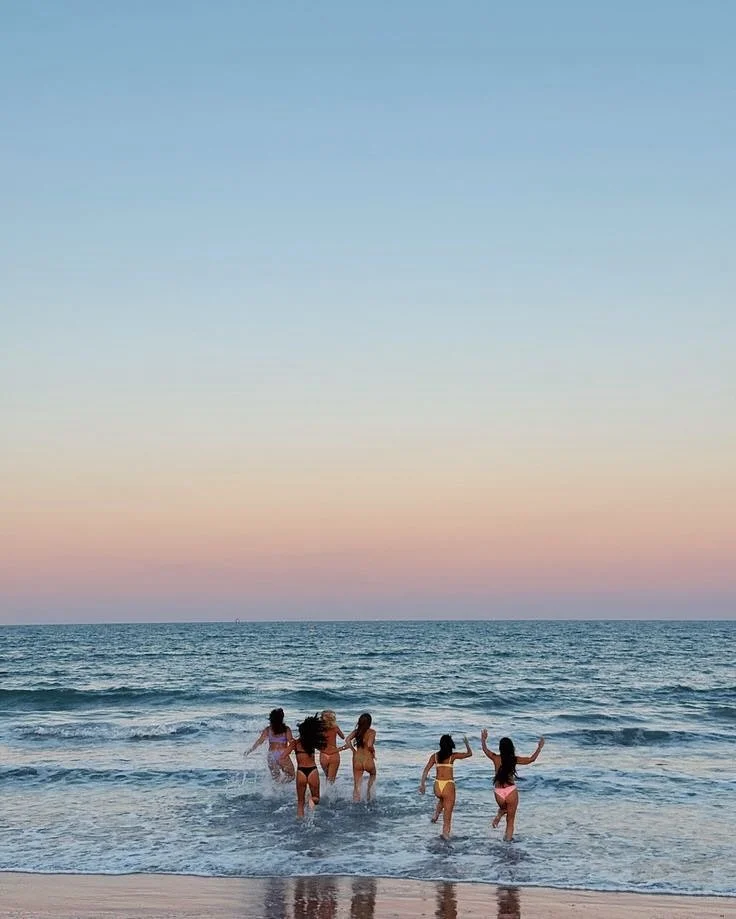 Me &amp; my besties running to listen to episode 3 of in the haven like🐚🌊🍦🍸