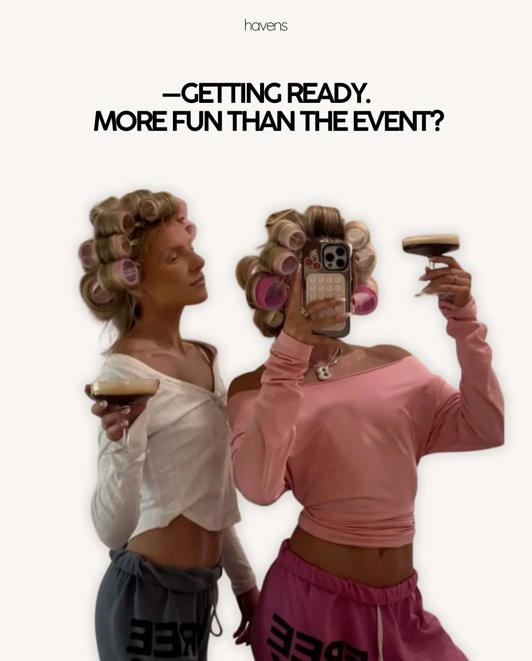 Is getting ready for the event more fun than the event itself? Go off in the comments