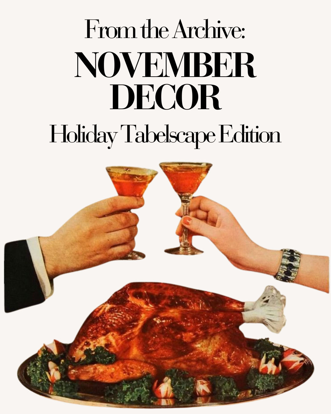  November Decor: Holiday Tablescape Edition