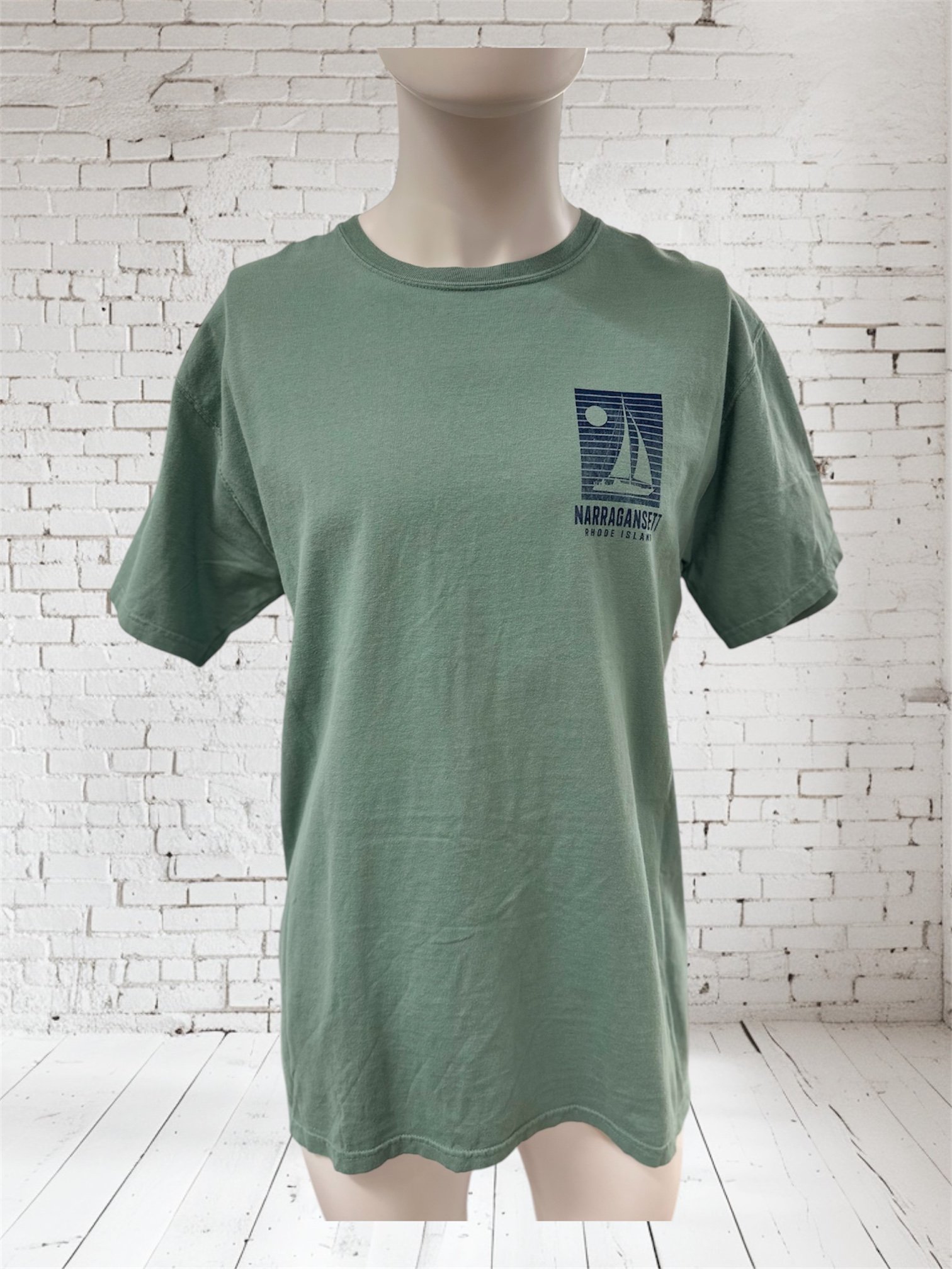 Green Sailboat Shirt