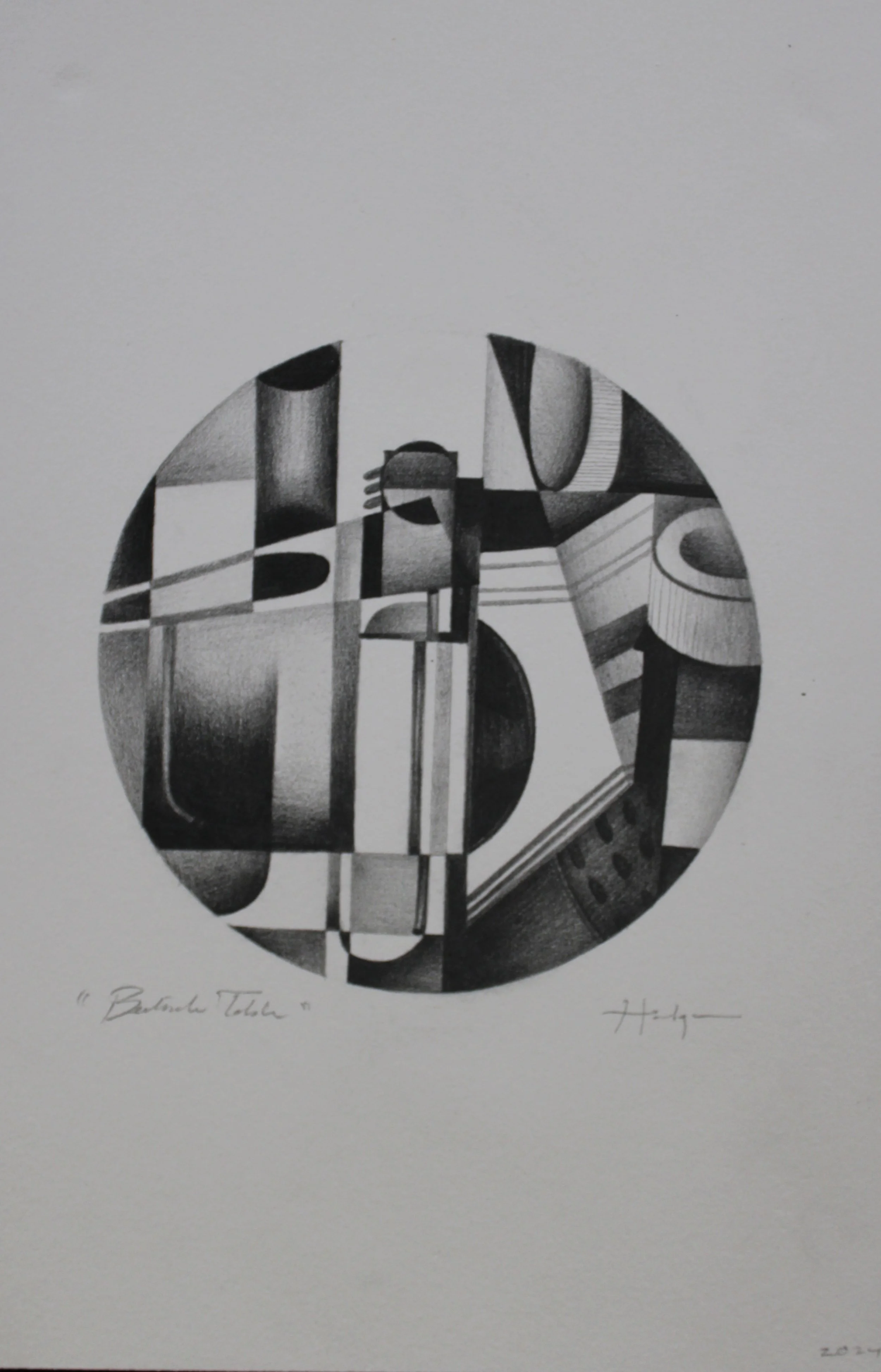 Bedside Table (2025)
Graphite on paper