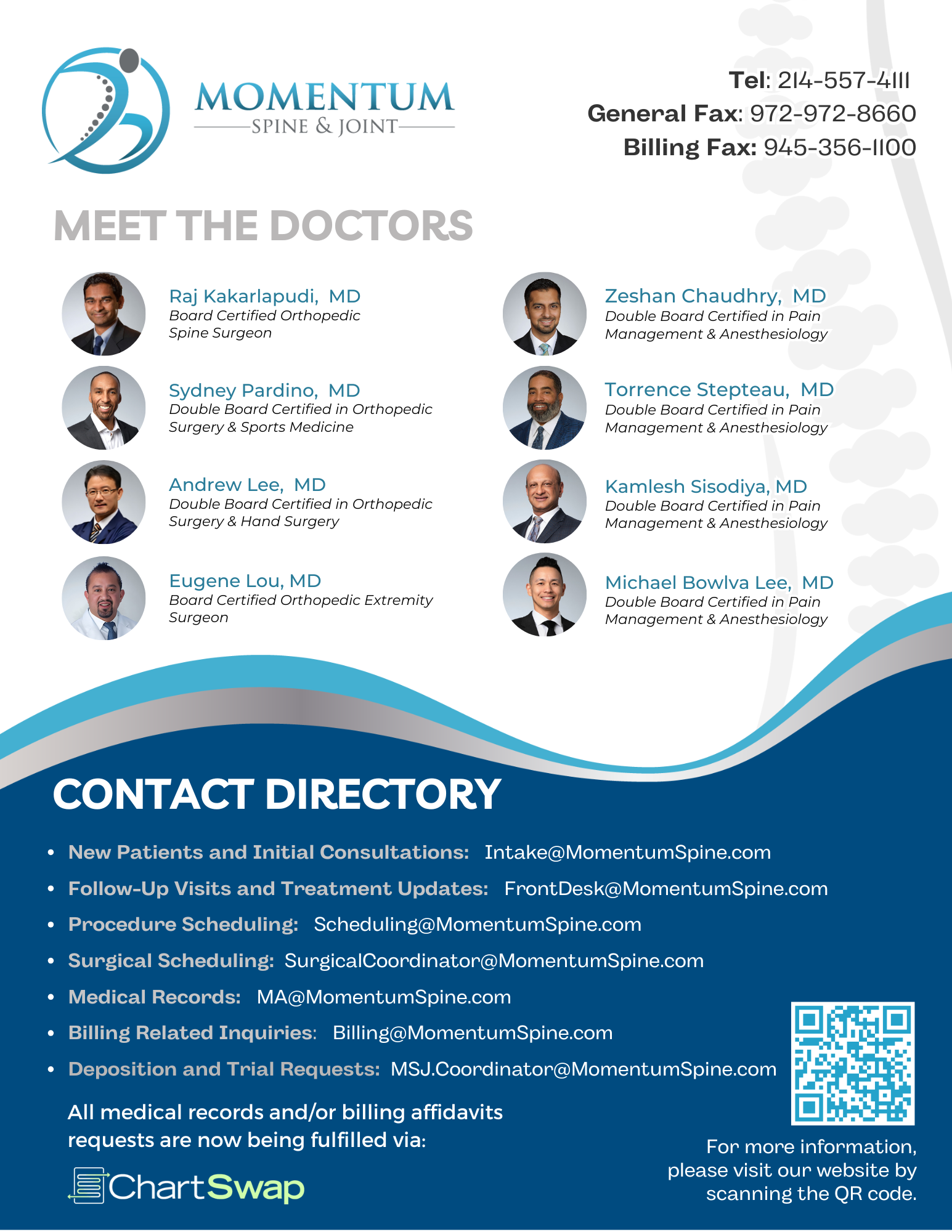 Doctors & Contact Directory