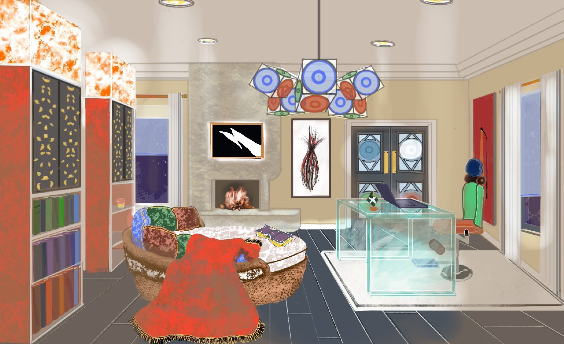 Interior design visual