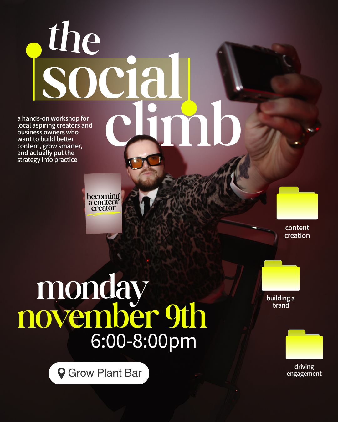 The Social Climb Wichita Content Creator Workshop