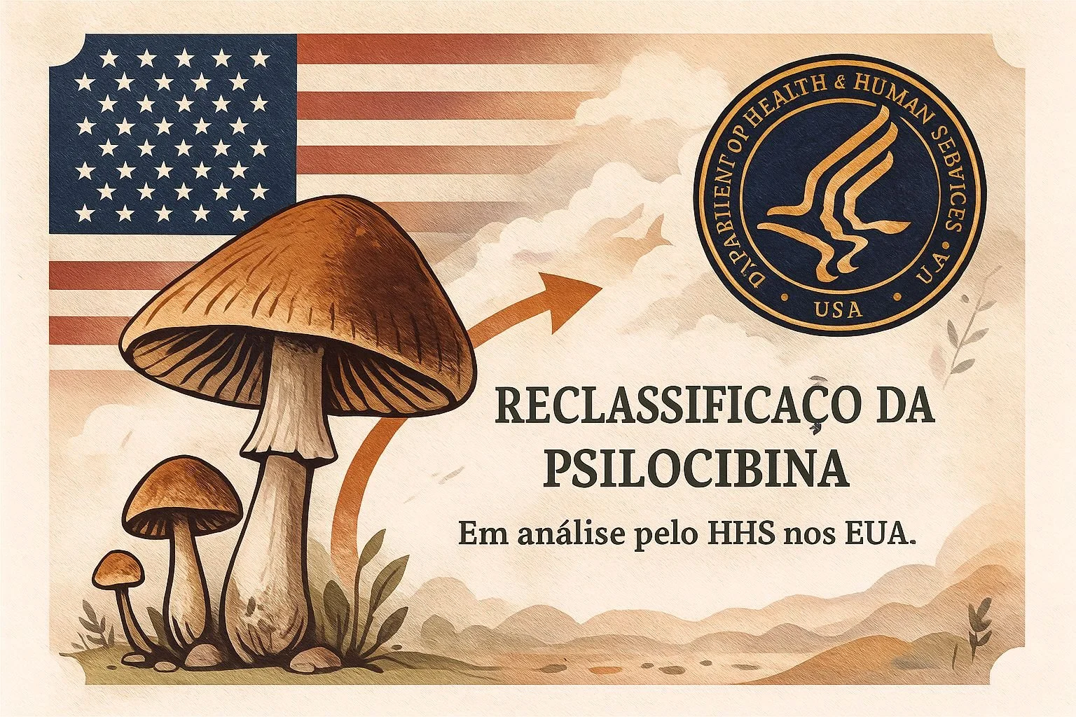 A reclassificação da psilocibina nos Estados Unidos: um marco histórico em análise