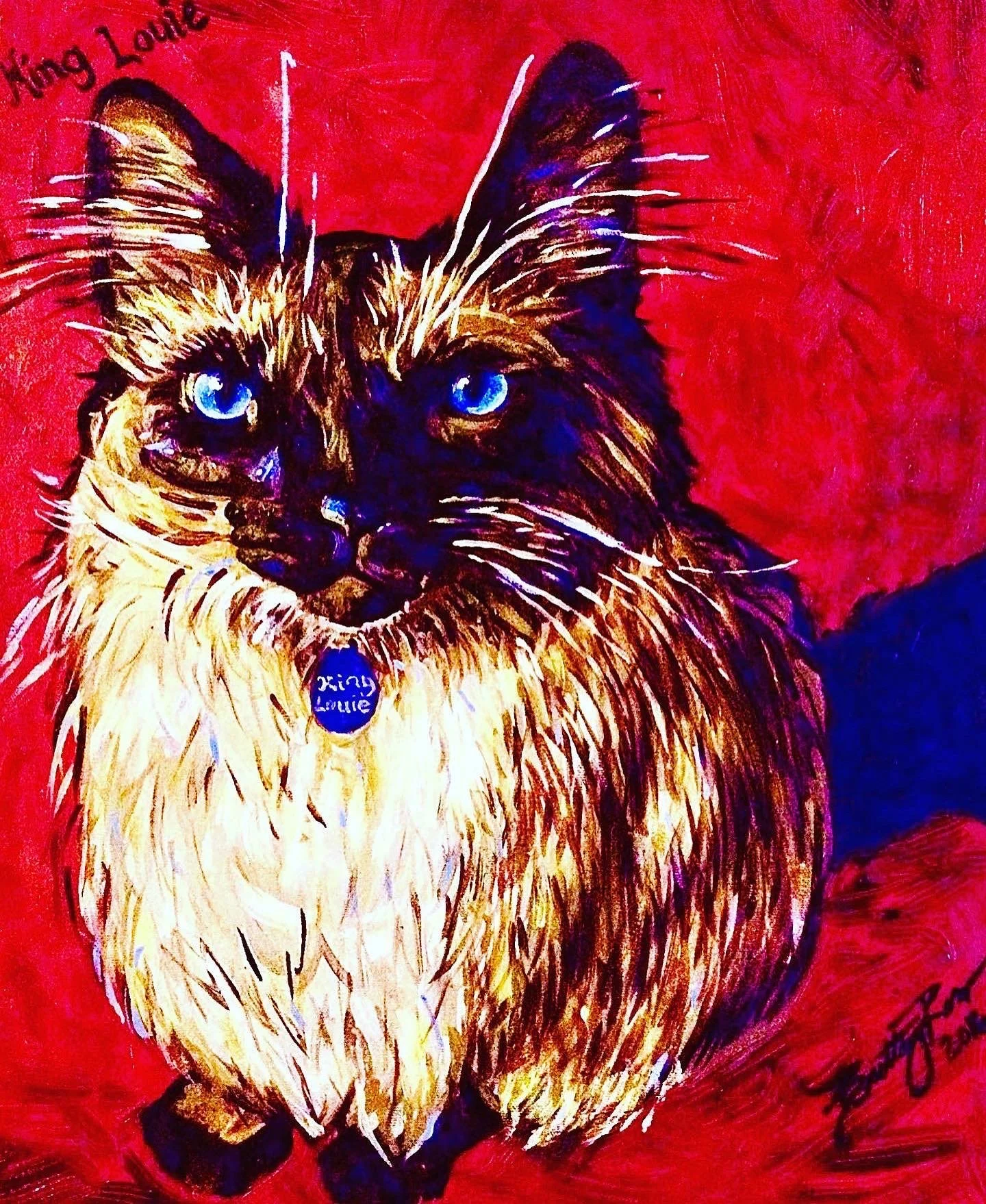 King Louis -Acrylic on Canvas