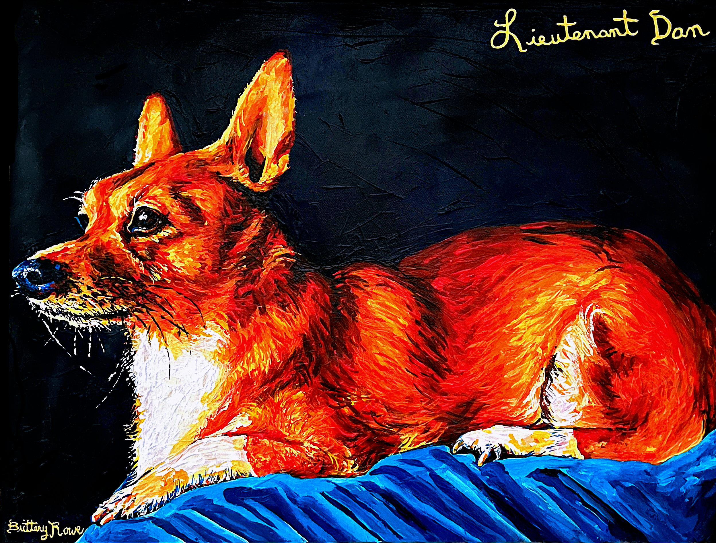 Lieutenant Dan -Acrylic on Canvas