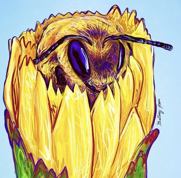 Bee naps - Digital Painting