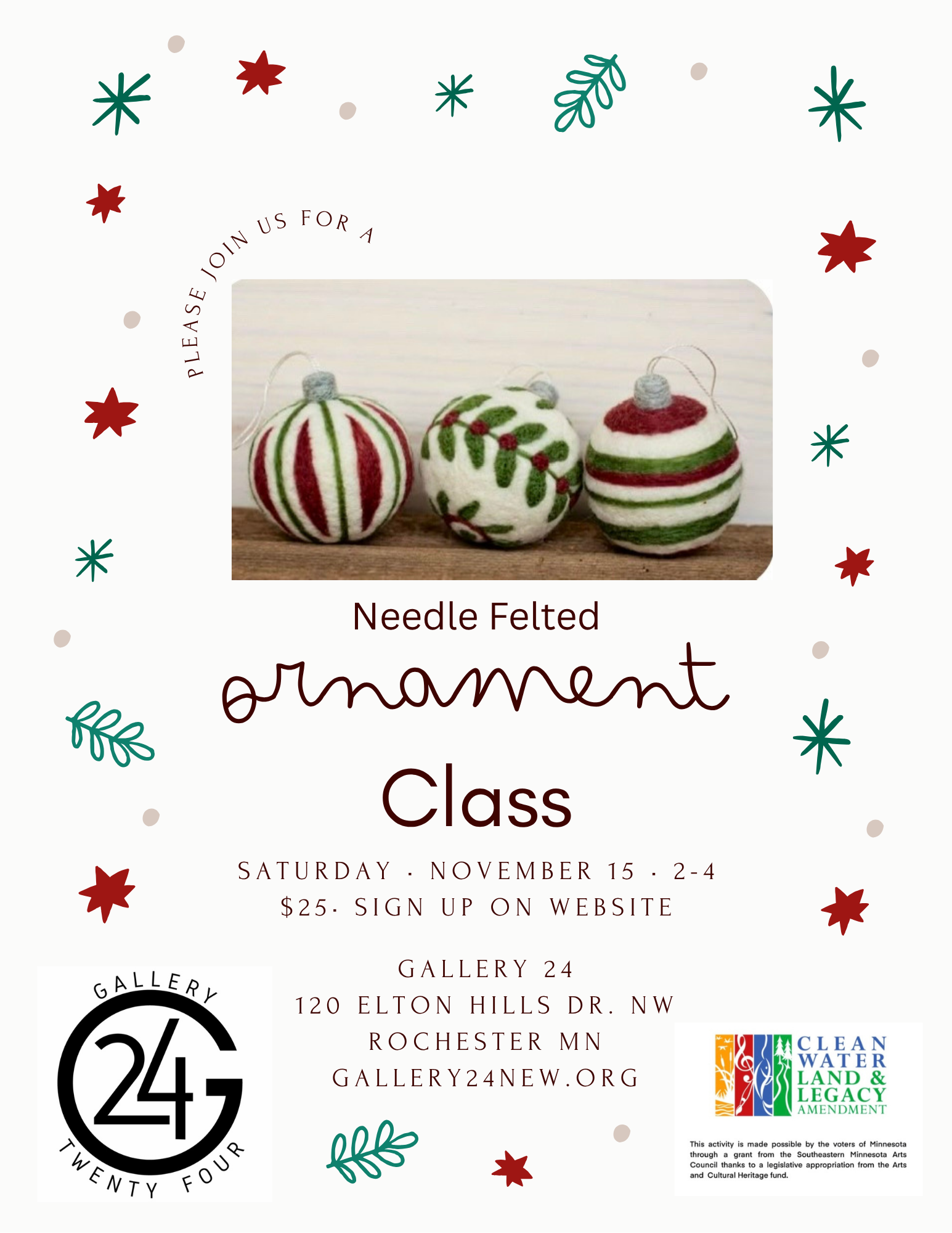 Needle Felted Ornament