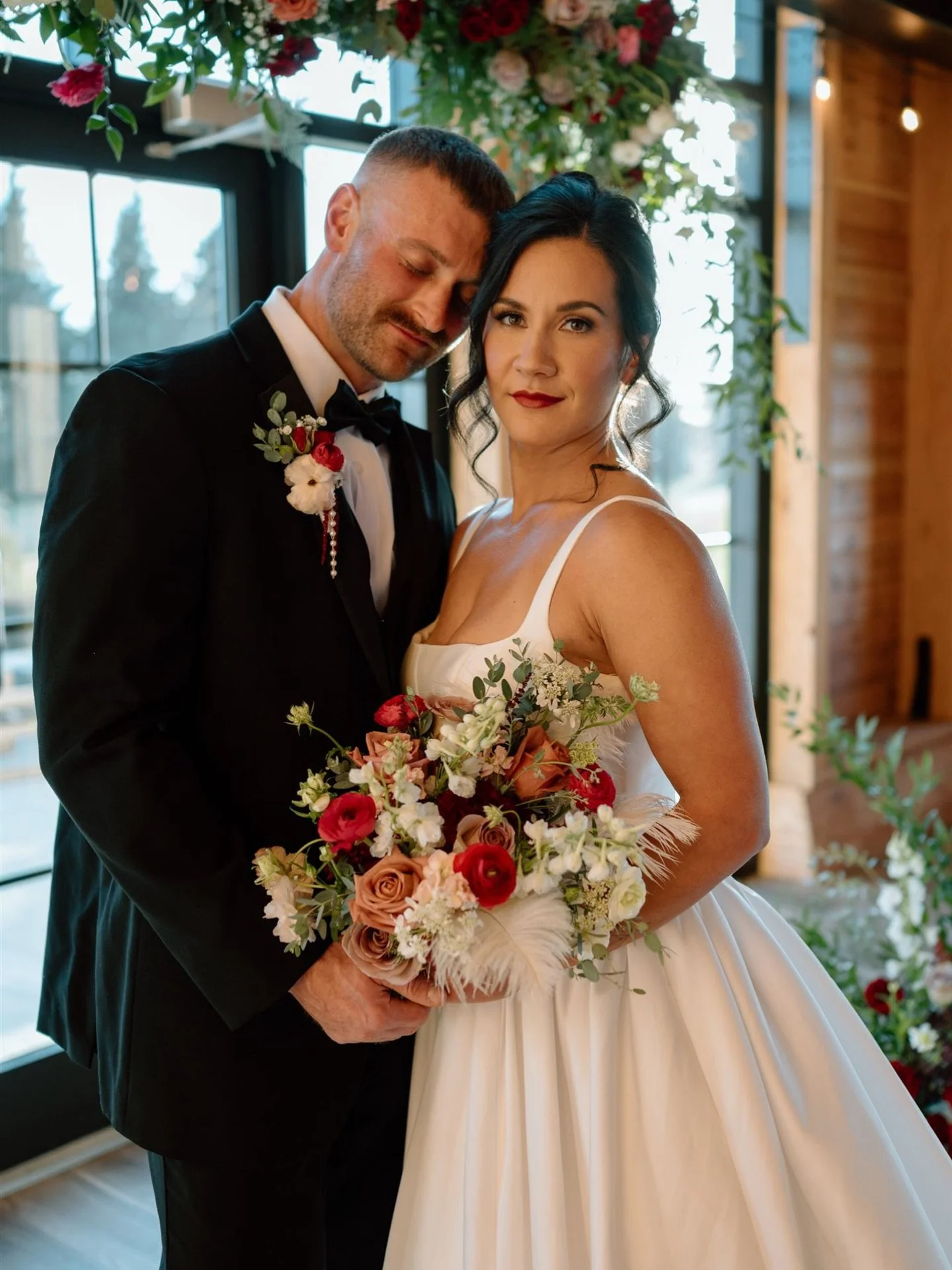 Big congratulations to these love birds on their engagement!!!! This photo is from the styled shoot for the @westwood.estates Fall/Winter Gala. Now it&rsquo;s their turn to do this for real! 

@colbyredhead10 
Venue // @westwood.estates 
Florals // @