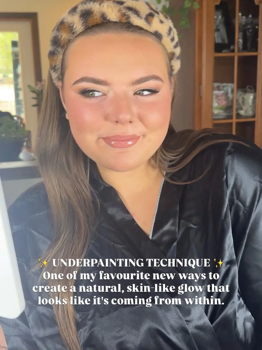 ✨ Underpainting Technique ✨

One of my favourite new ways to create a natural, skin-like glow.

The technique: 

I apply cream bronzer and blush after skin prep -  BEFORE foundation and concealer, then blend around it so the colour still shines throu