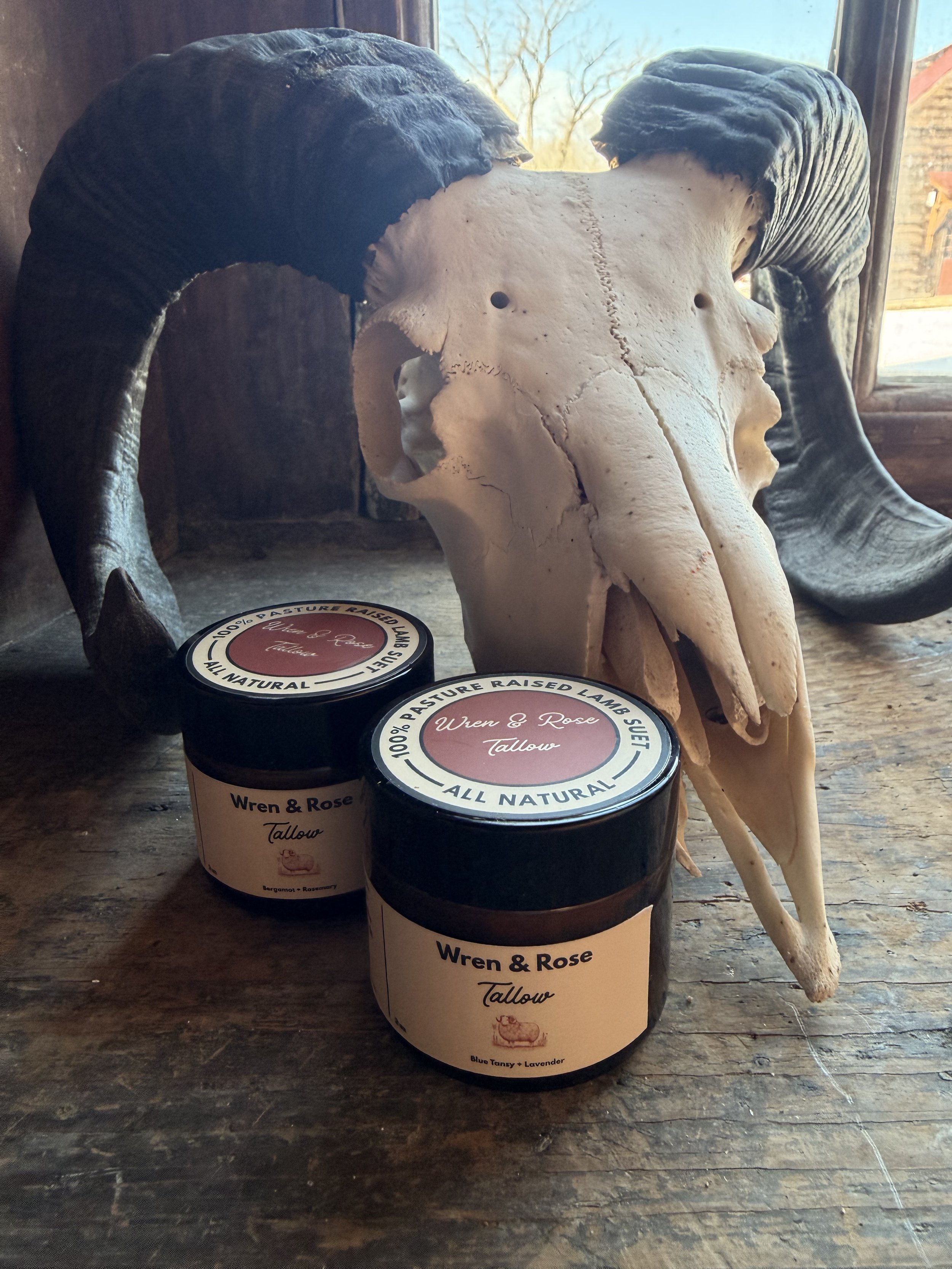 Whipped Sheep Tallow Balm - Blue Tansy + Lavender