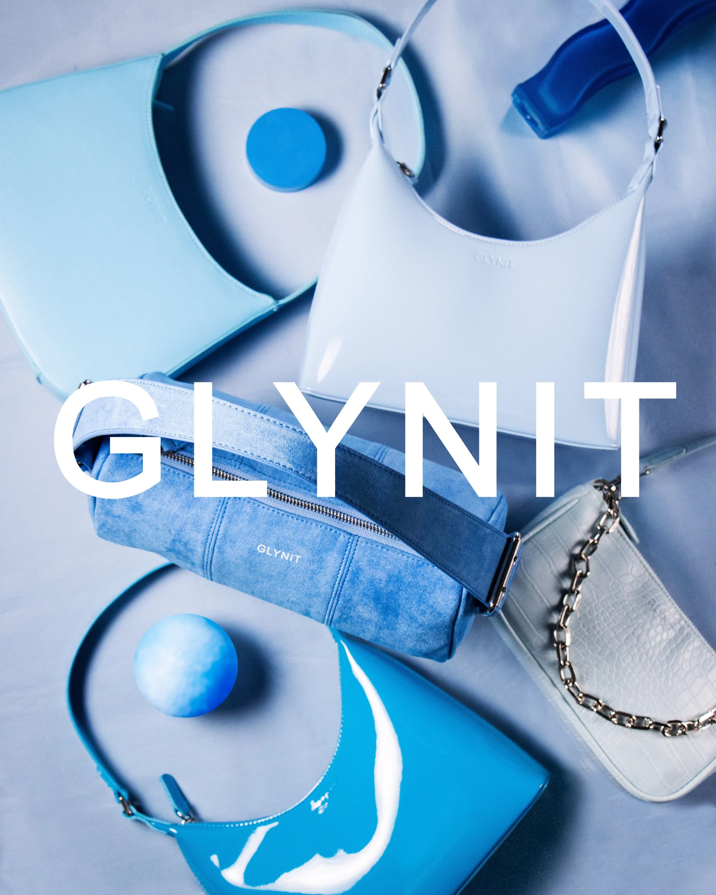 Images from a shoot where we wanted to capture multiple bags of the same color in an editorial way on a budget, which forced us to get really creative with our methods.