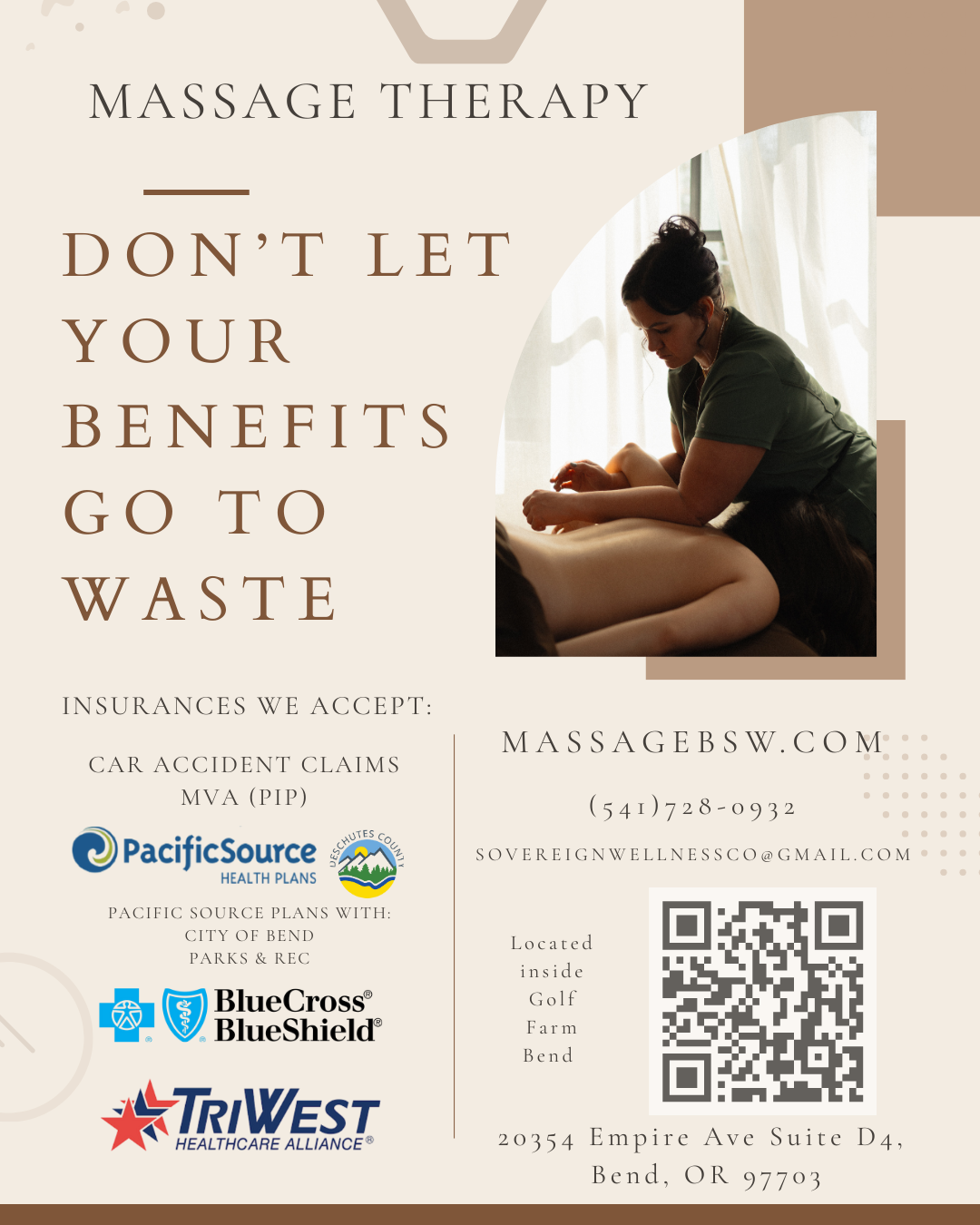 Auto accident massage Bend Oregon
Car accident massage therapy Bend OR
Personal injury massage Whiplash massage Massage therapy after car accident Bend PIP massage therapy Bend OR
Motor vehicle accident massage Bend Oregon Open 7 days massage
