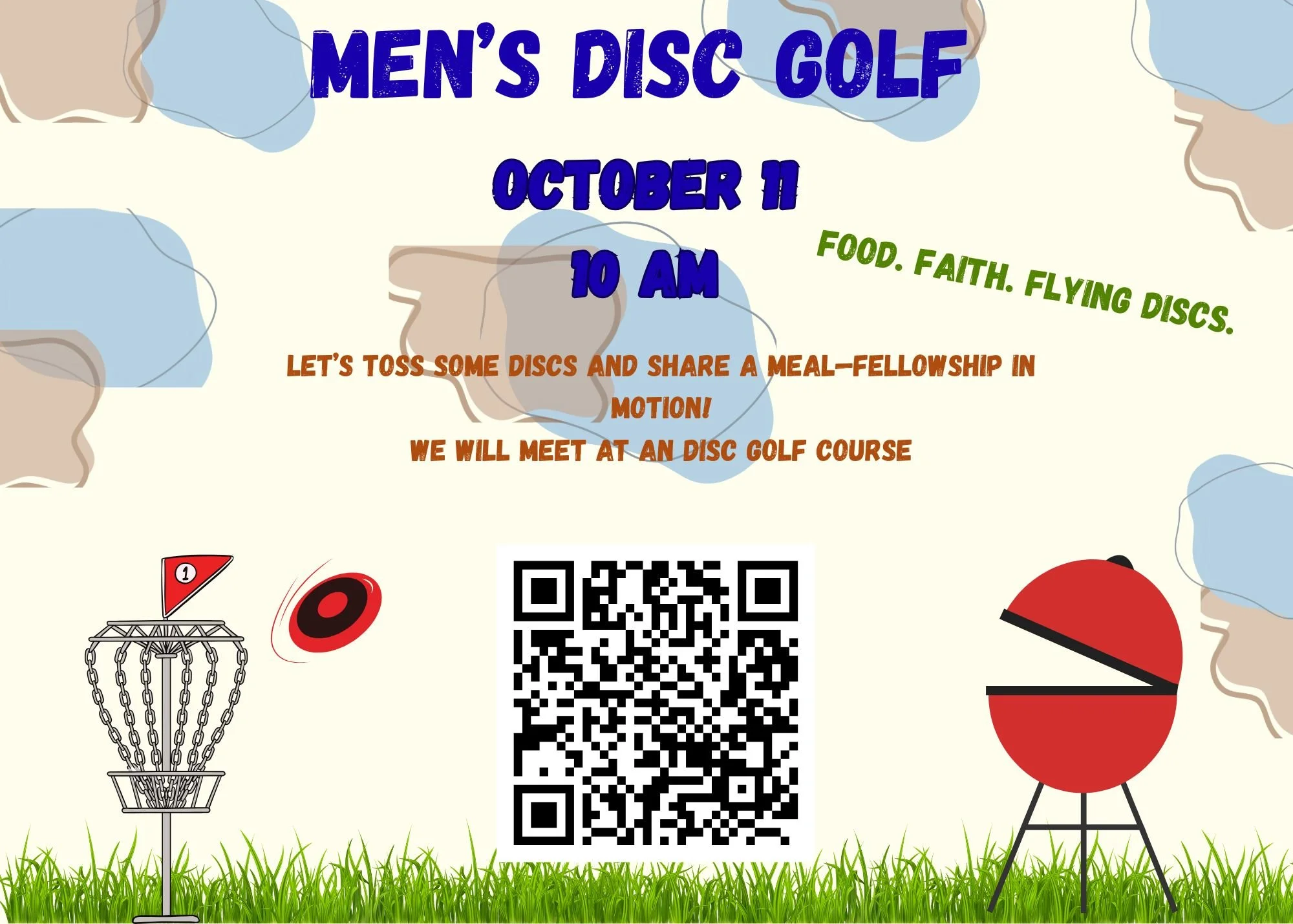 Men: Disc Golf & Fellowship – You're Invited!