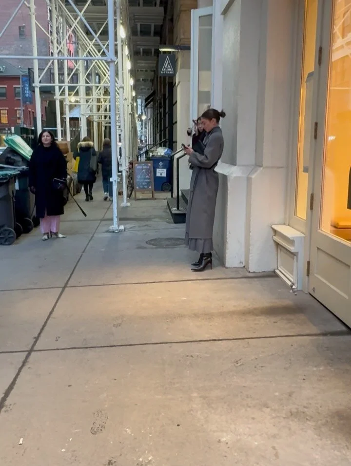 @khaite showroom with samples from the runway FW26. Feeling inspired, full of love,  and so very grateful. 
#khaite #nyfw #fashionweek #fashionstylist #quietluxury