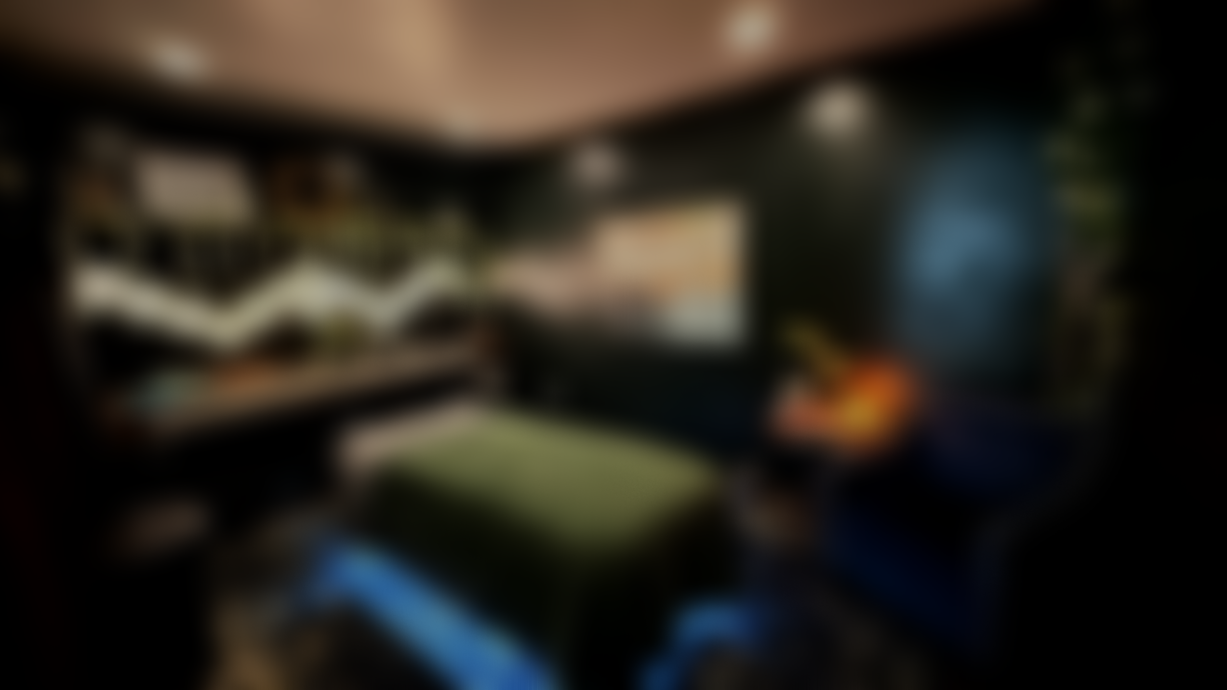 A calm relaxing massage room.