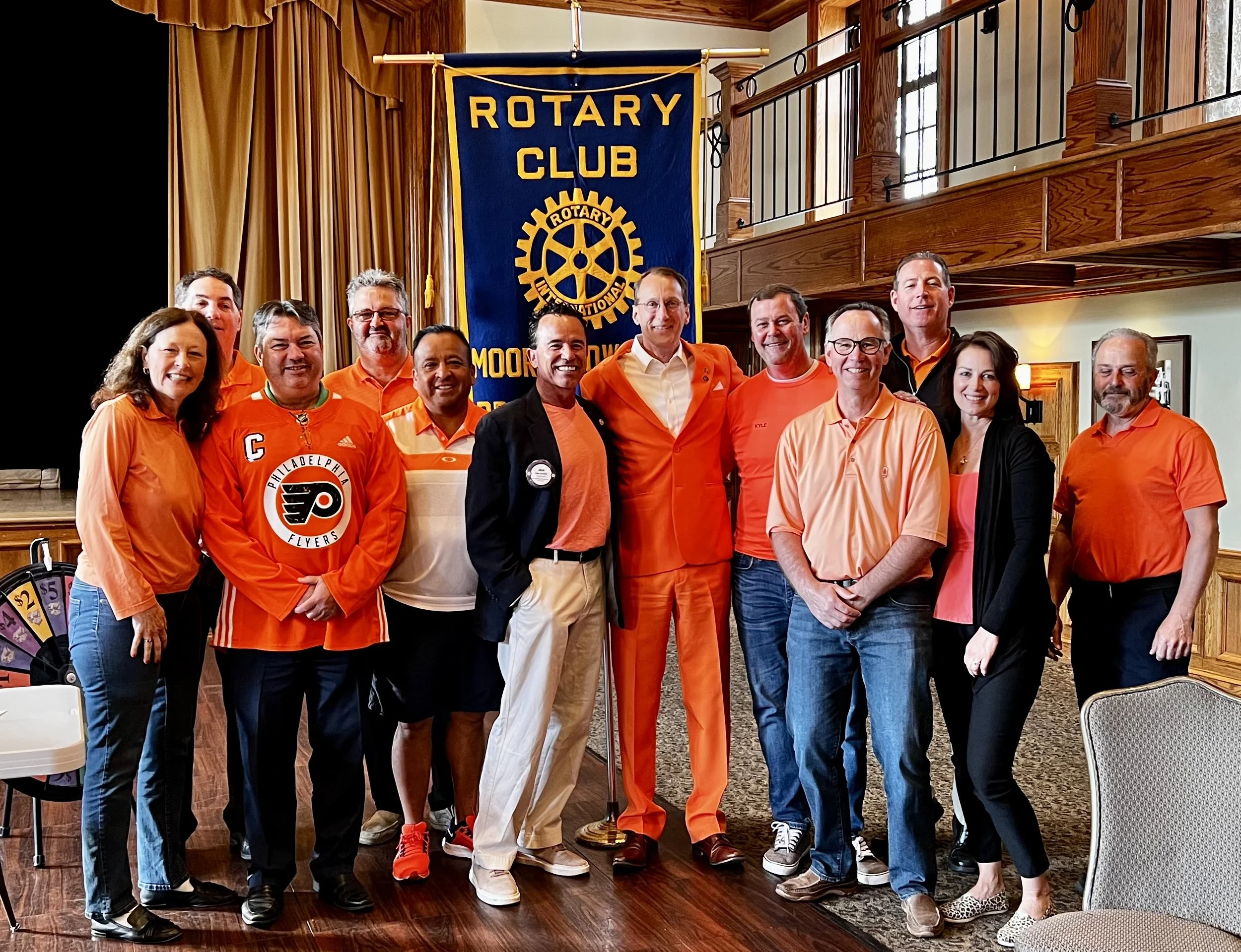 Moorestown Breakfast Rotary Orange Day