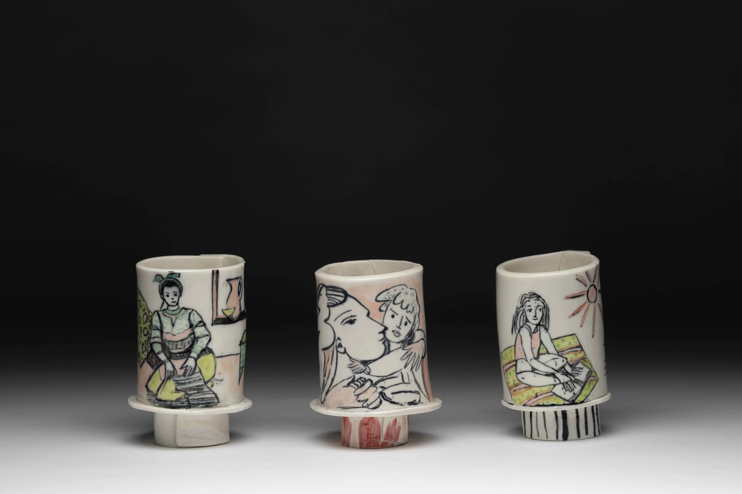 Altschuler Gail Rolled vessels 8cm wide x 10cm tall copy.jpg