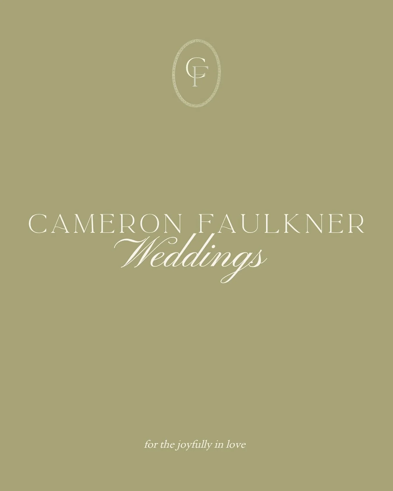 Introducing Cameron Faulkner Weddings, LLC. 🤍

This change has been a long time coming, and I&rsquo;m so excited to finally share it. As my business has grown and evolved, so have I. It now feels like the right time for the name to reflect that. It&